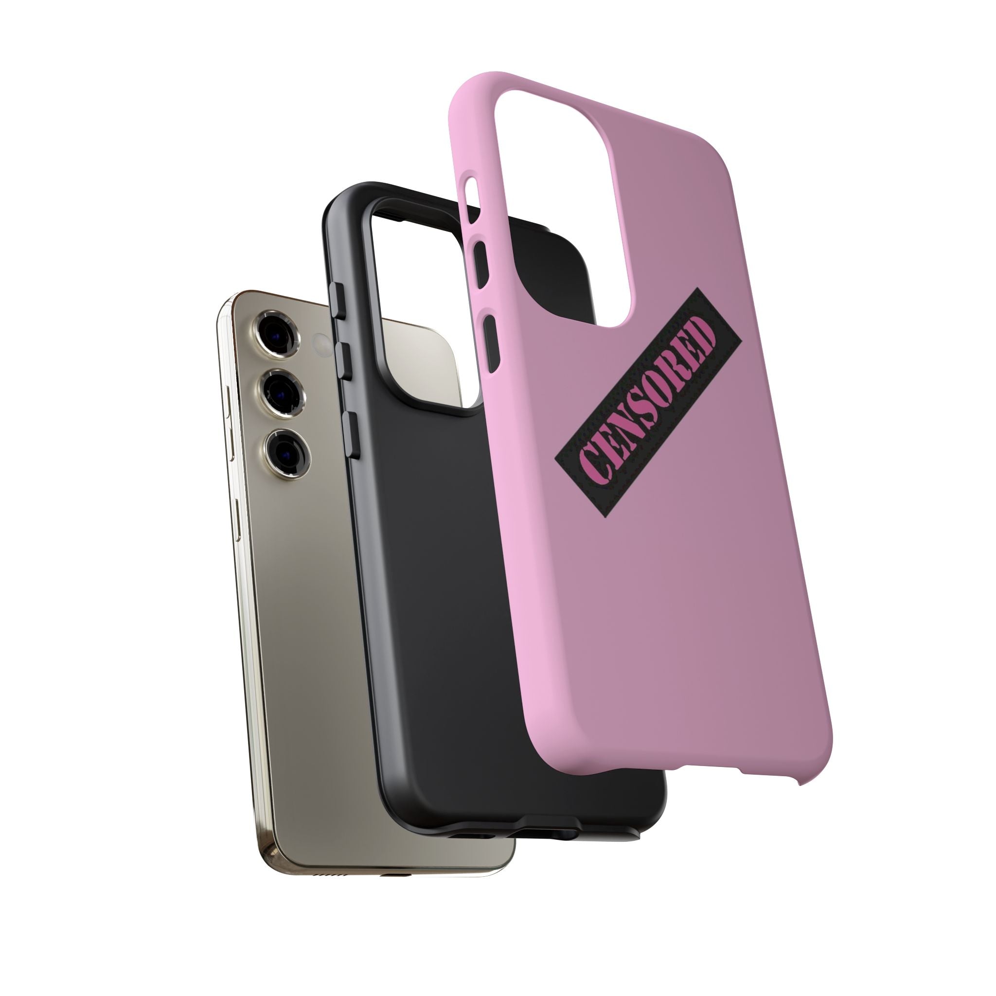 Censored Phone Case - Tough Cases, Cute Phone Cover, Unique Gift, Funny Phone Accessories, Trendy Tech Gear