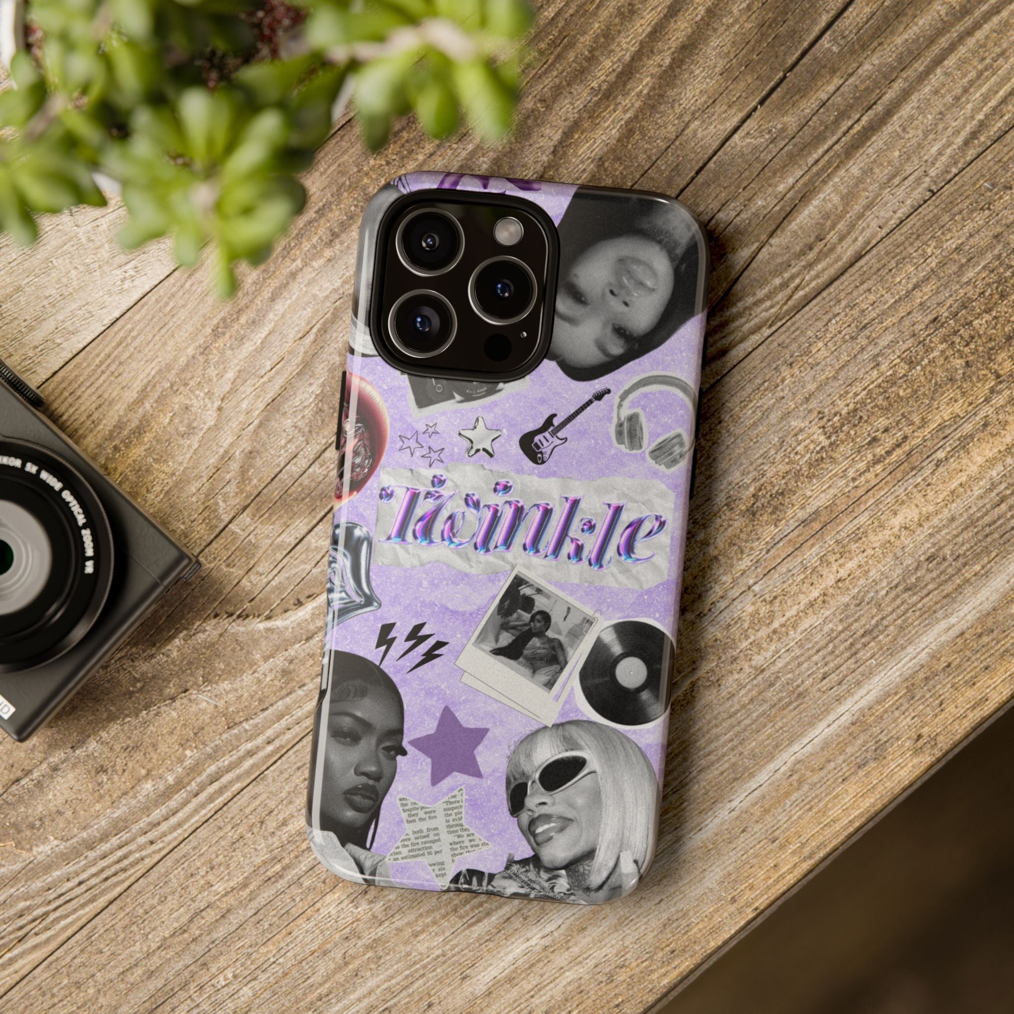 Trendy Phone Case with Retro Design, Cool Phone Cover for Music Lovers, Unique Gift for Teens, Birthday Gift, Stylish Accessories