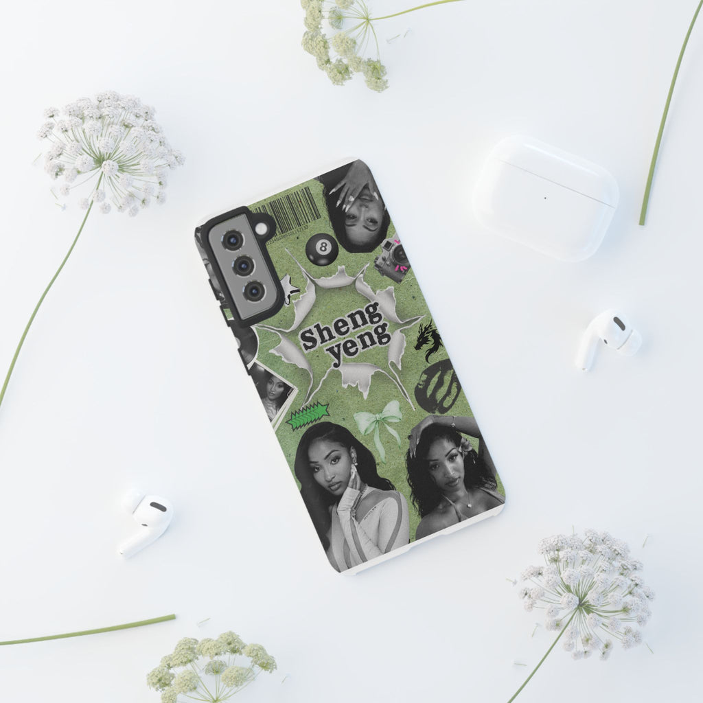 Trendy Phone Case with Unique Black and Green Design, Artistic Phone Cover, Customizable Phone Shell, Vintage Style Case, Gift for [...]