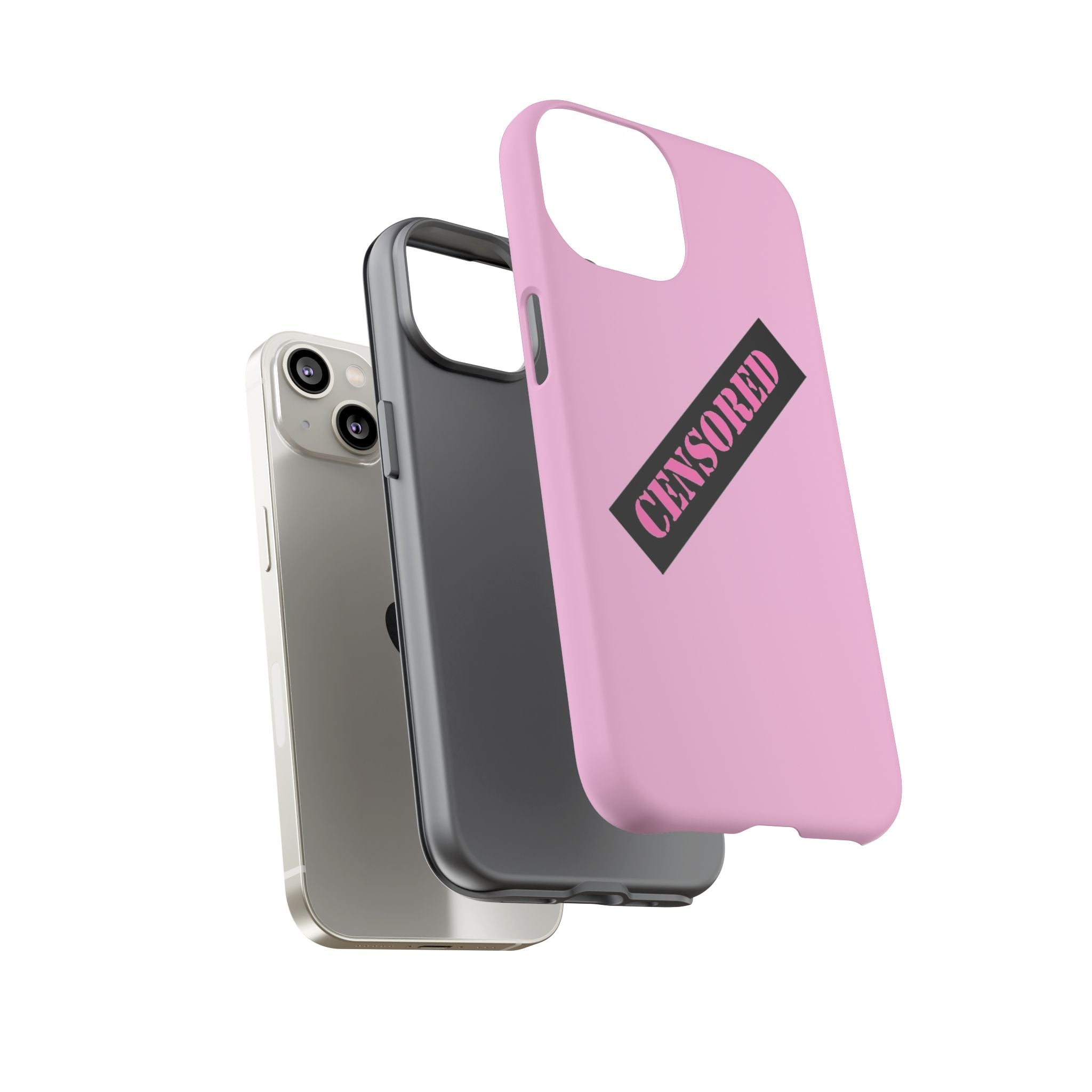 Censored Phone Case - Tough Cases, Cute Phone Cover, Unique Gift, Funny Phone Accessories, Trendy Tech Gear