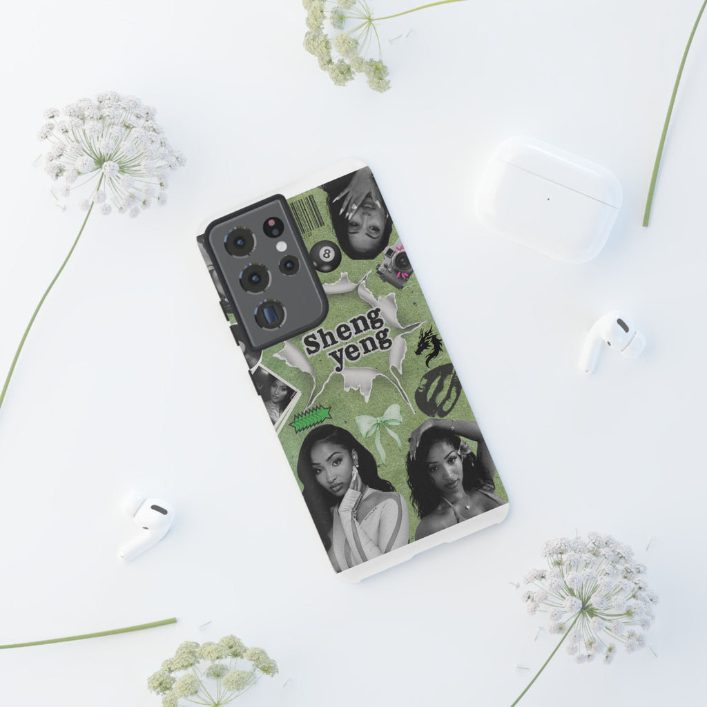 Trendy Phone Case with Unique Black and Green Design, Artistic Phone Cover, Customizable Phone Shell, Vintage Style Case, Gift for [...]