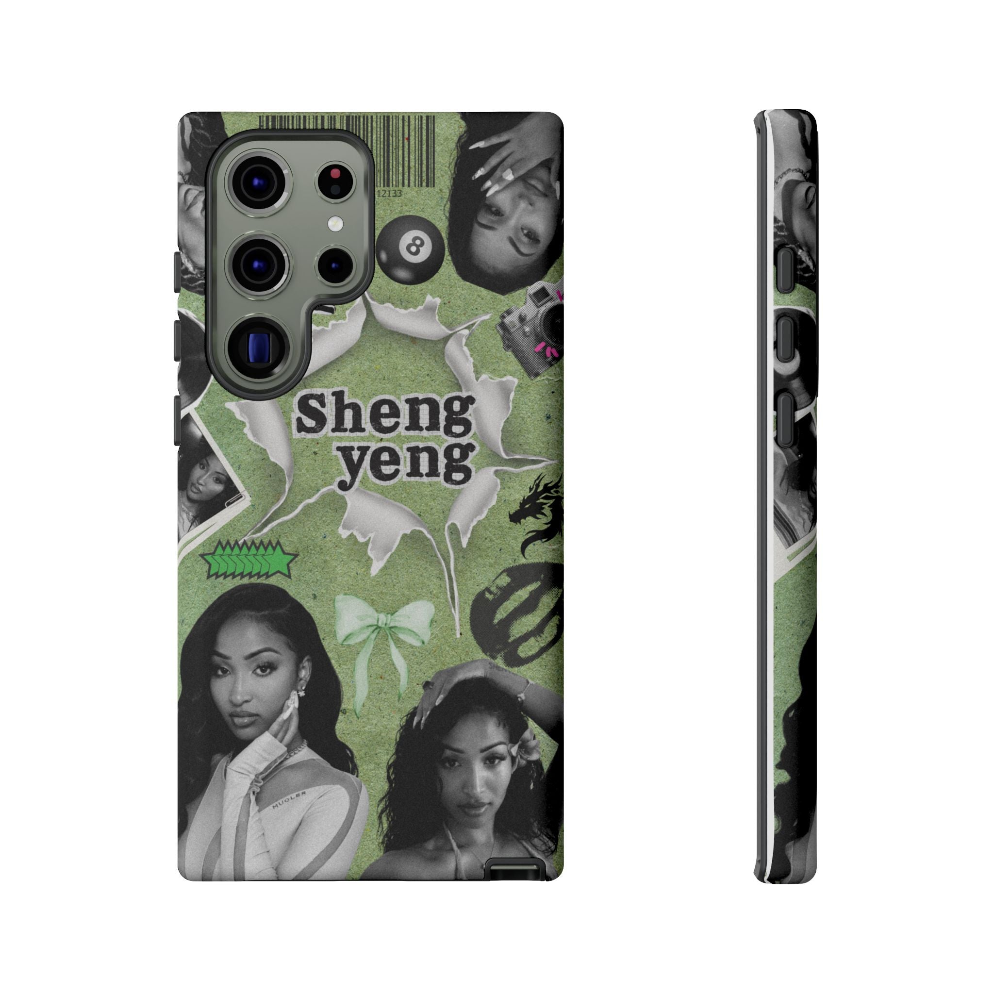 Trendy Phone Case with Unique Black and Green Design, Artistic Phone Cover, Customizable Phone Shell, Vintage Style Case, Gift for [...]