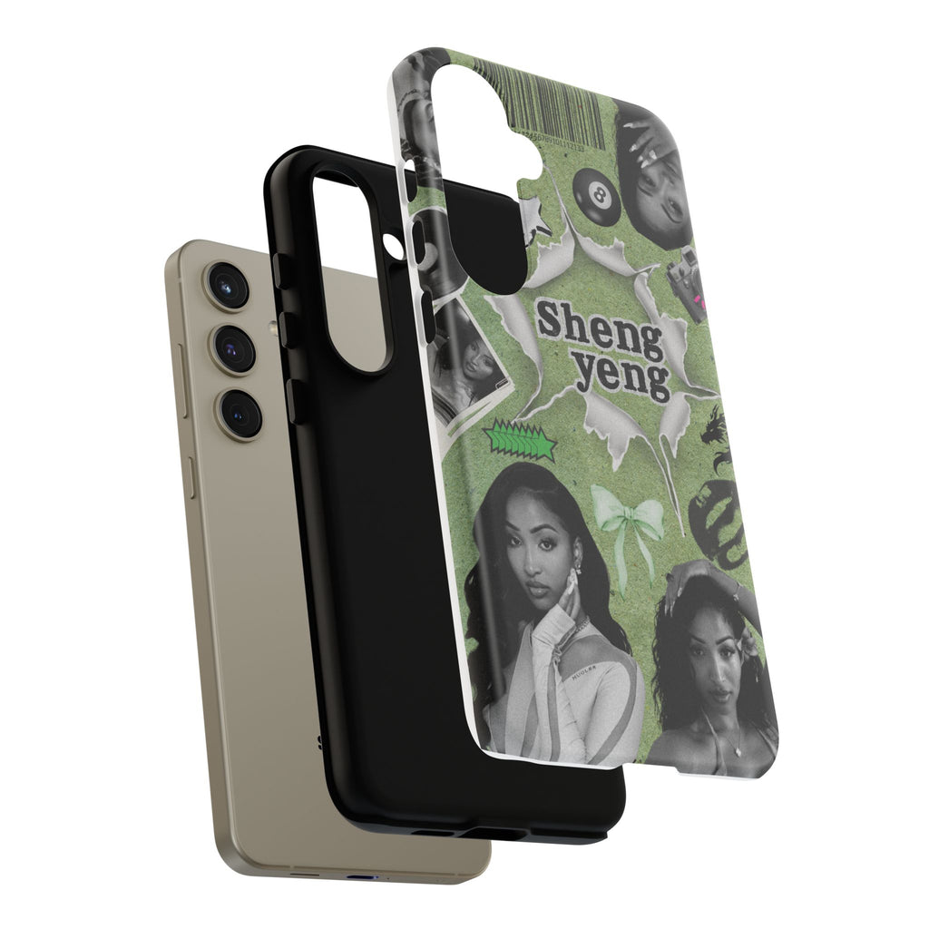 Trendy Phone Case with Unique Black and Green Design, Artistic Phone Cover, Customizable Phone Shell, Vintage Style Case, Gift for [...]
