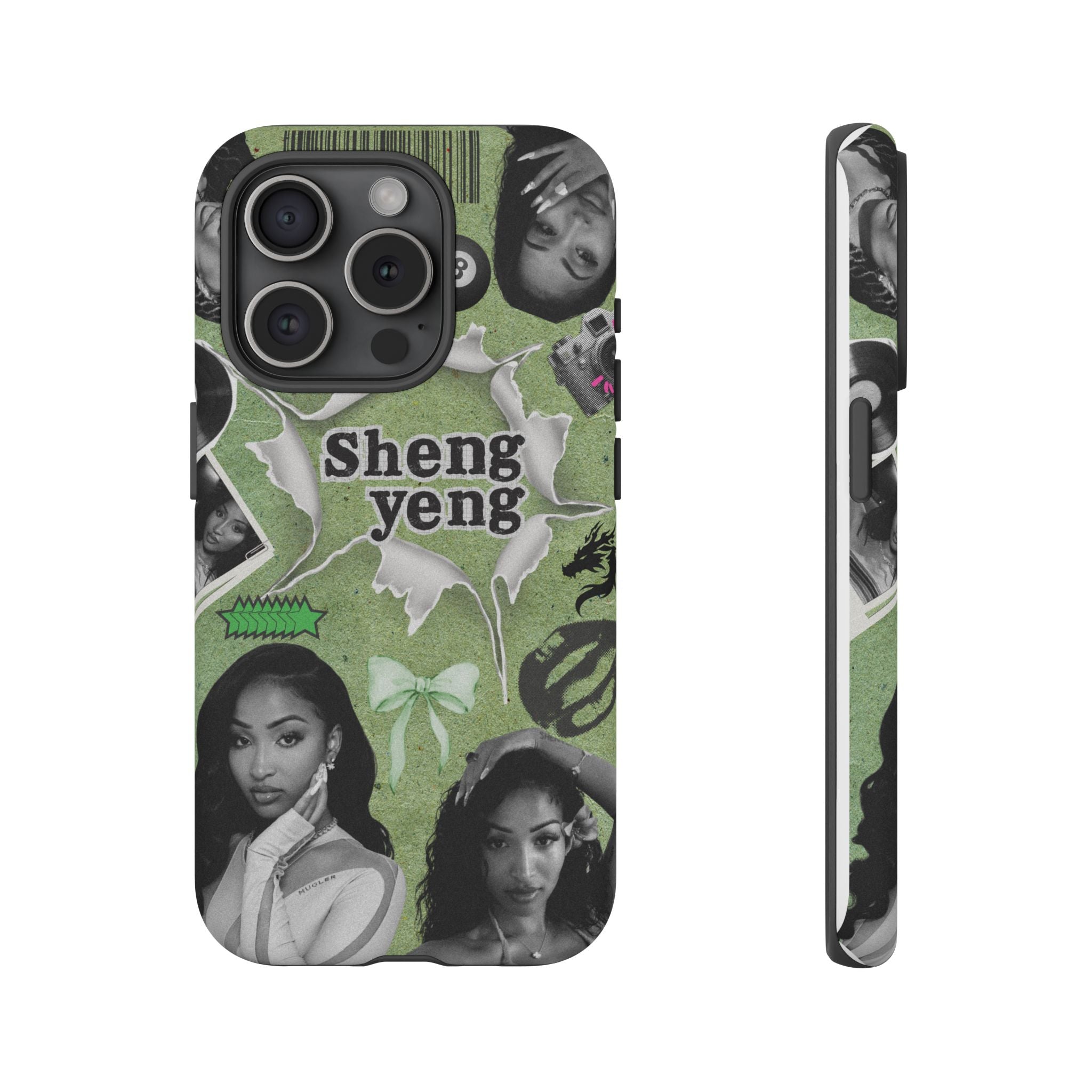 Trendy Phone Case with Unique Black and Green Design, Artistic Phone Cover, Customizable Phone Shell, Vintage Style Case, Gift for [...]