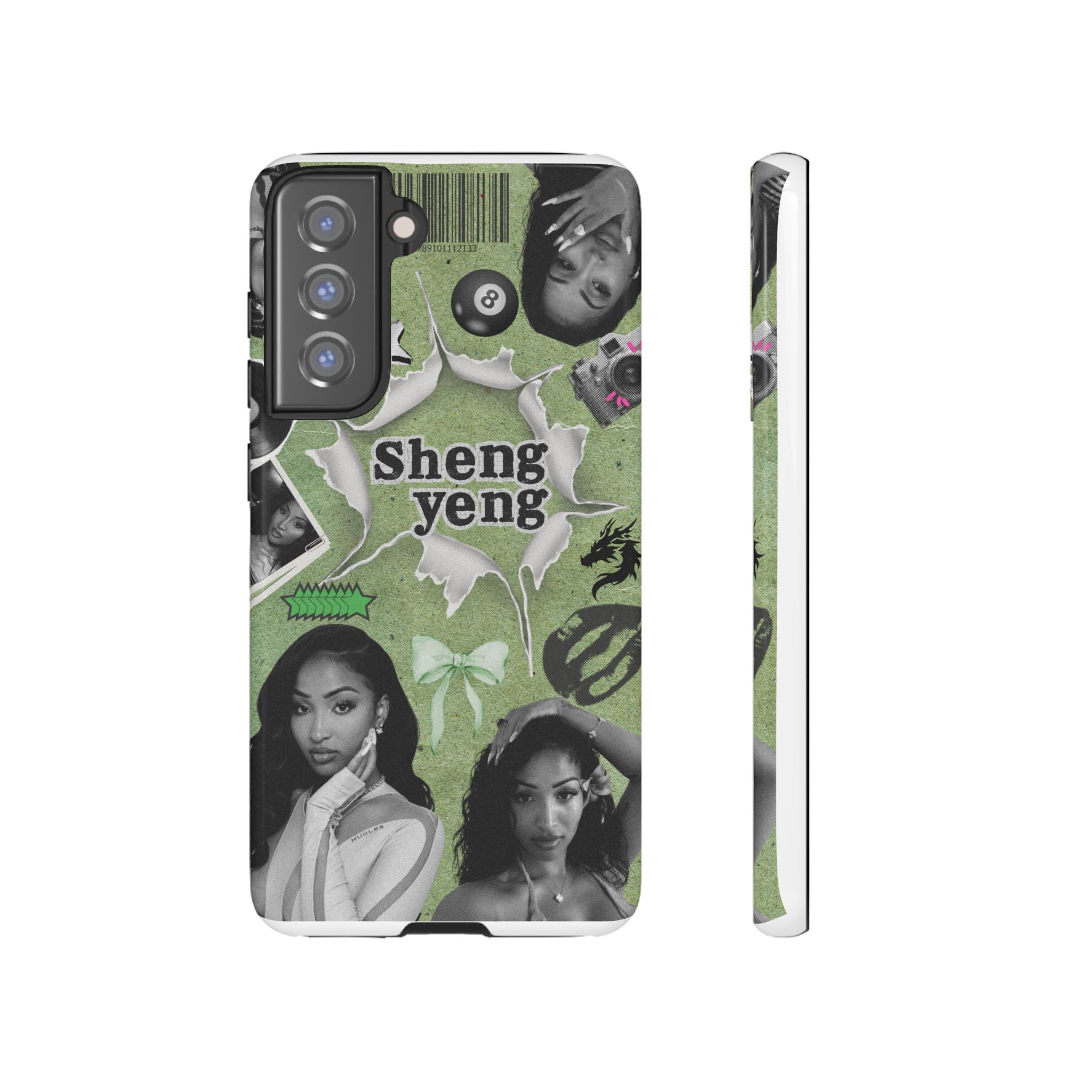 Trendy Phone Case with Unique Black and Green Design, Artistic Phone Cover, Customizable Phone Shell, Vintage Style Case, Gift for [...]