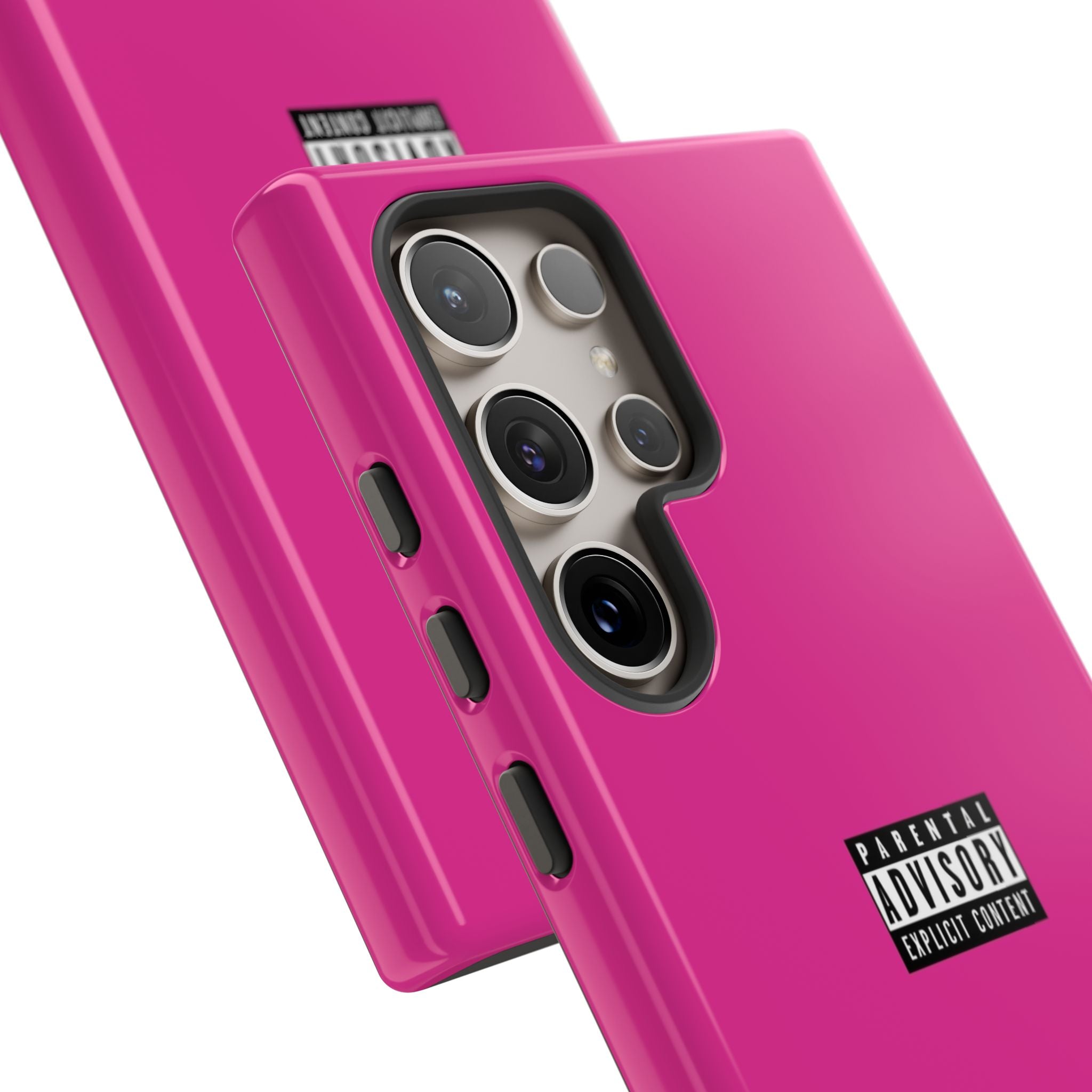 Bold Phone Case, Parental Advisory Phone C'over, Trendy Tech Accessory, Unique Gift for Teens, Vibrant Phone Protection
