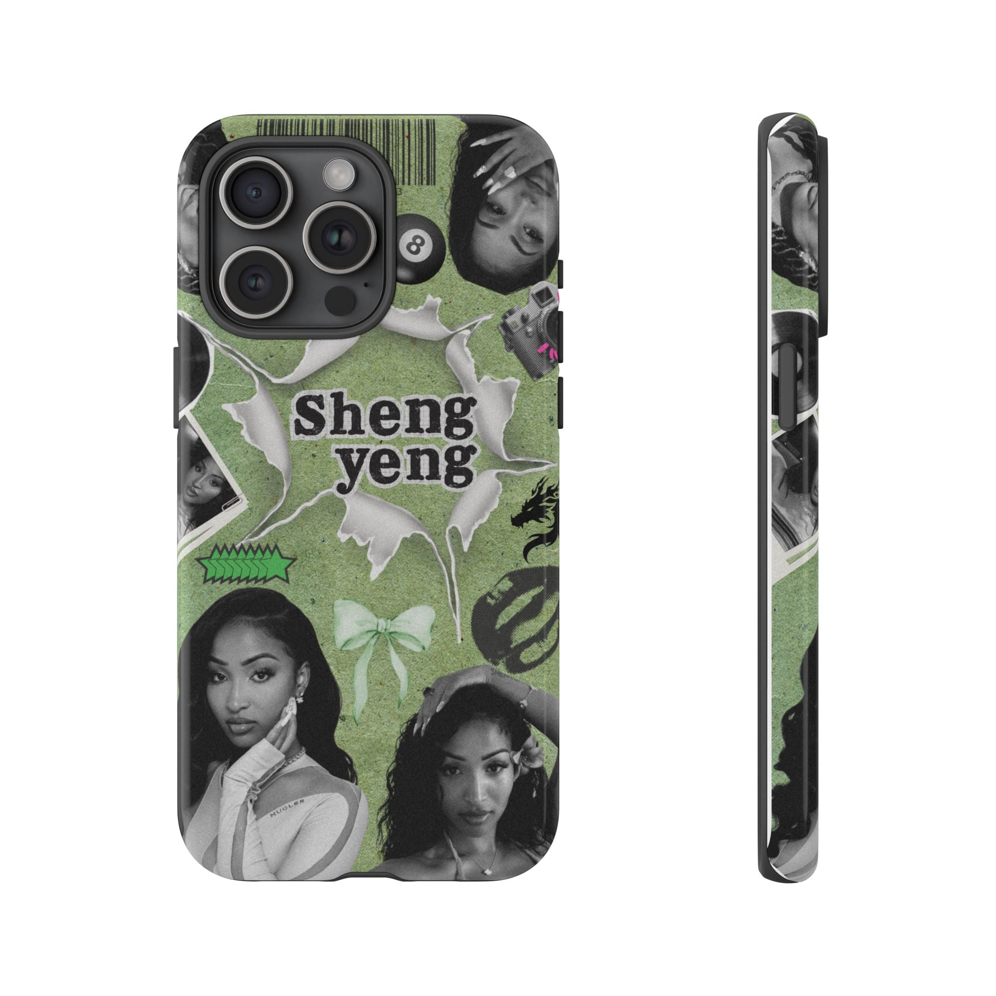 Trendy Phone Case with Unique Black and Green Design, Artistic Phone Cover, Customizable Phone Shell, Vintage Style Case, Gift for [...]