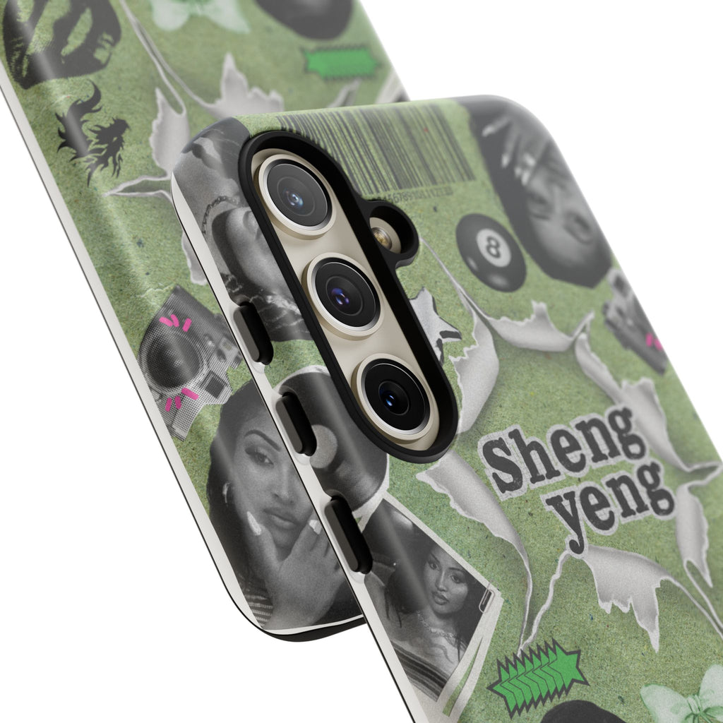 Trendy Phone Case with Unique Black and Green Design, Artistic Phone Cover, Customizable Phone Shell, Vintage Style Case, Gift for [...]