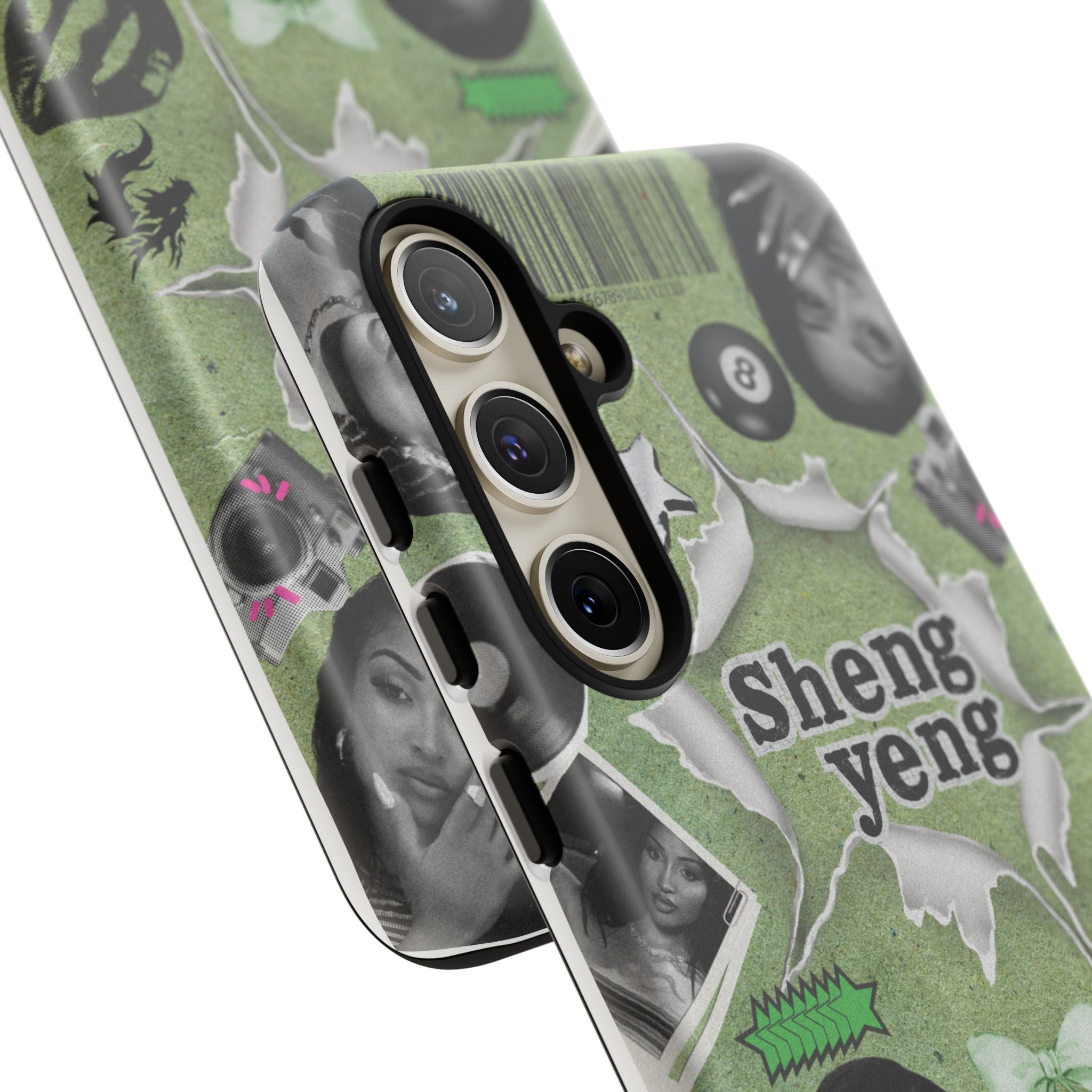Trendy Phone Case with Unique Black and Green Design, Artistic Phone Cover, Customizable Phone Shell, Vintage Style Case, Gift for [...]