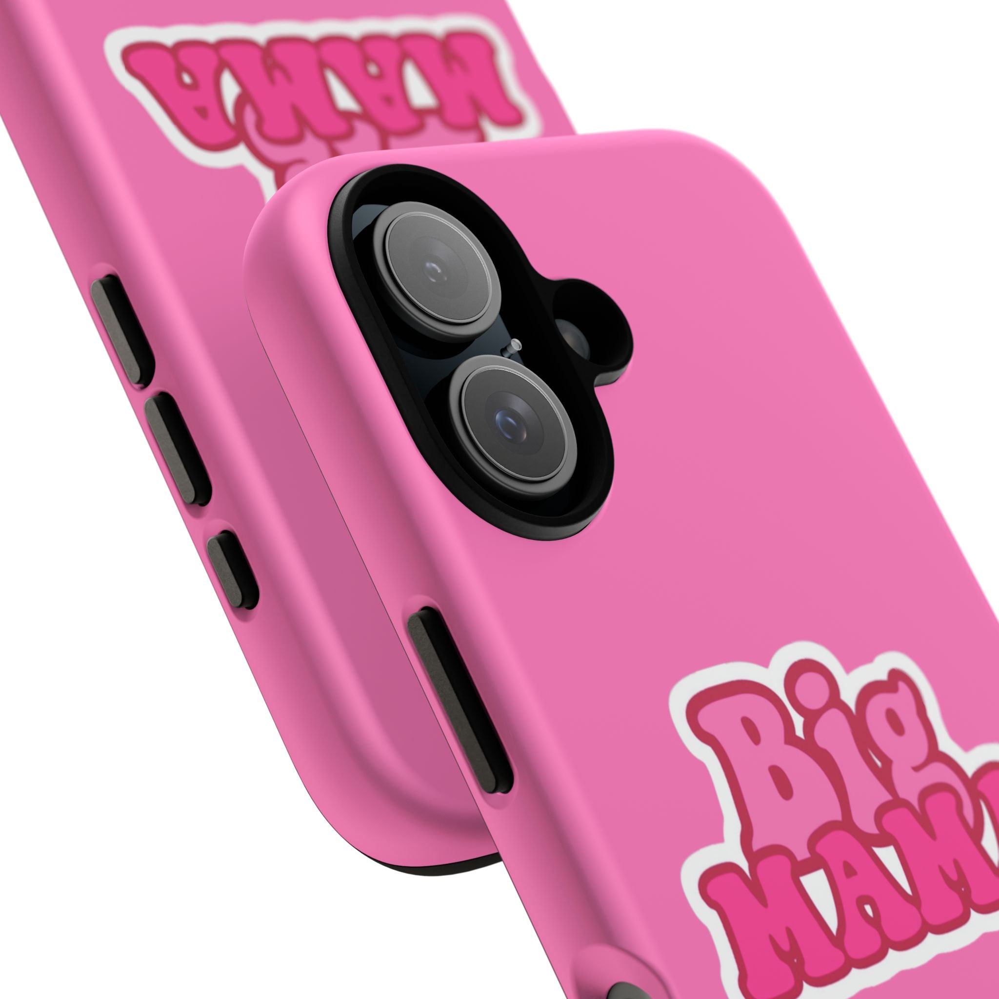 Big Mama Phone Case - Cute Pink Tough Case for Moms, Fun Gift for Mother's Day, Stylish Phone Cover, Unique Smartphone Accessory