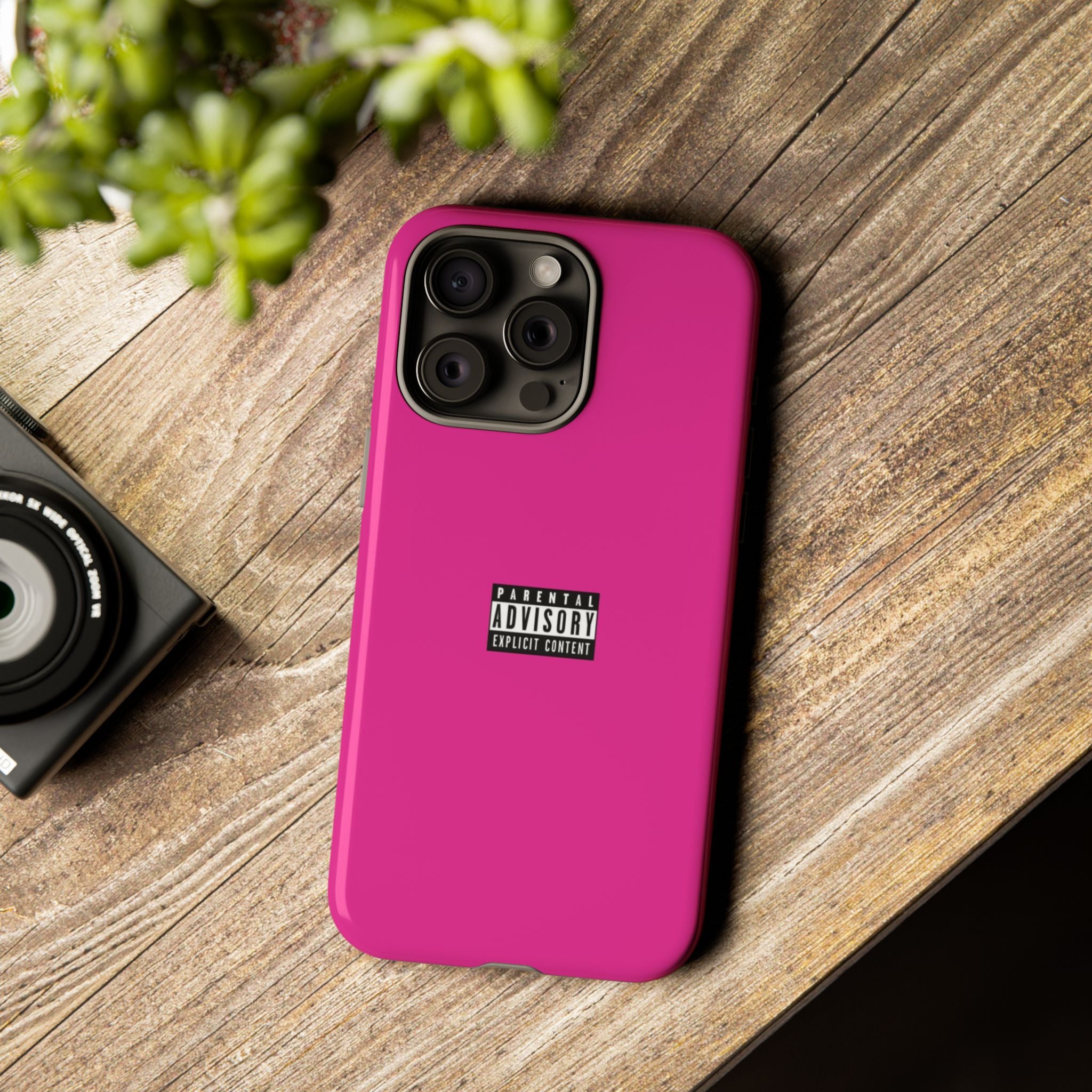 Bold Phone Case, Parental Advisory Phone C'over, Trendy Tech Accessory, Unique Gift for Teens, Vibrant Phone Protection