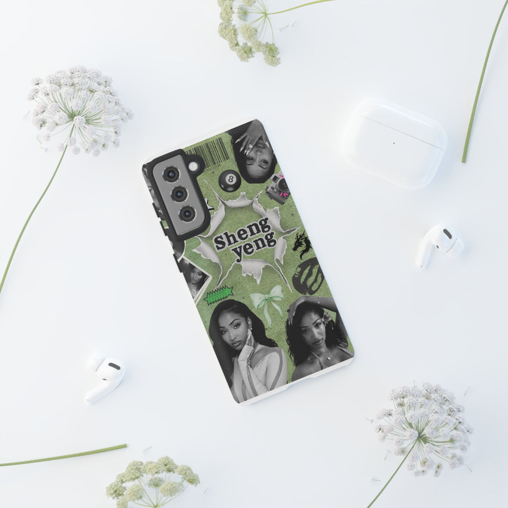 Trendy Phone Case with Unique Black and Green Design, Artistic Phone Cover, Customizable Phone Shell, Vintage Style Case, Gift for [...]