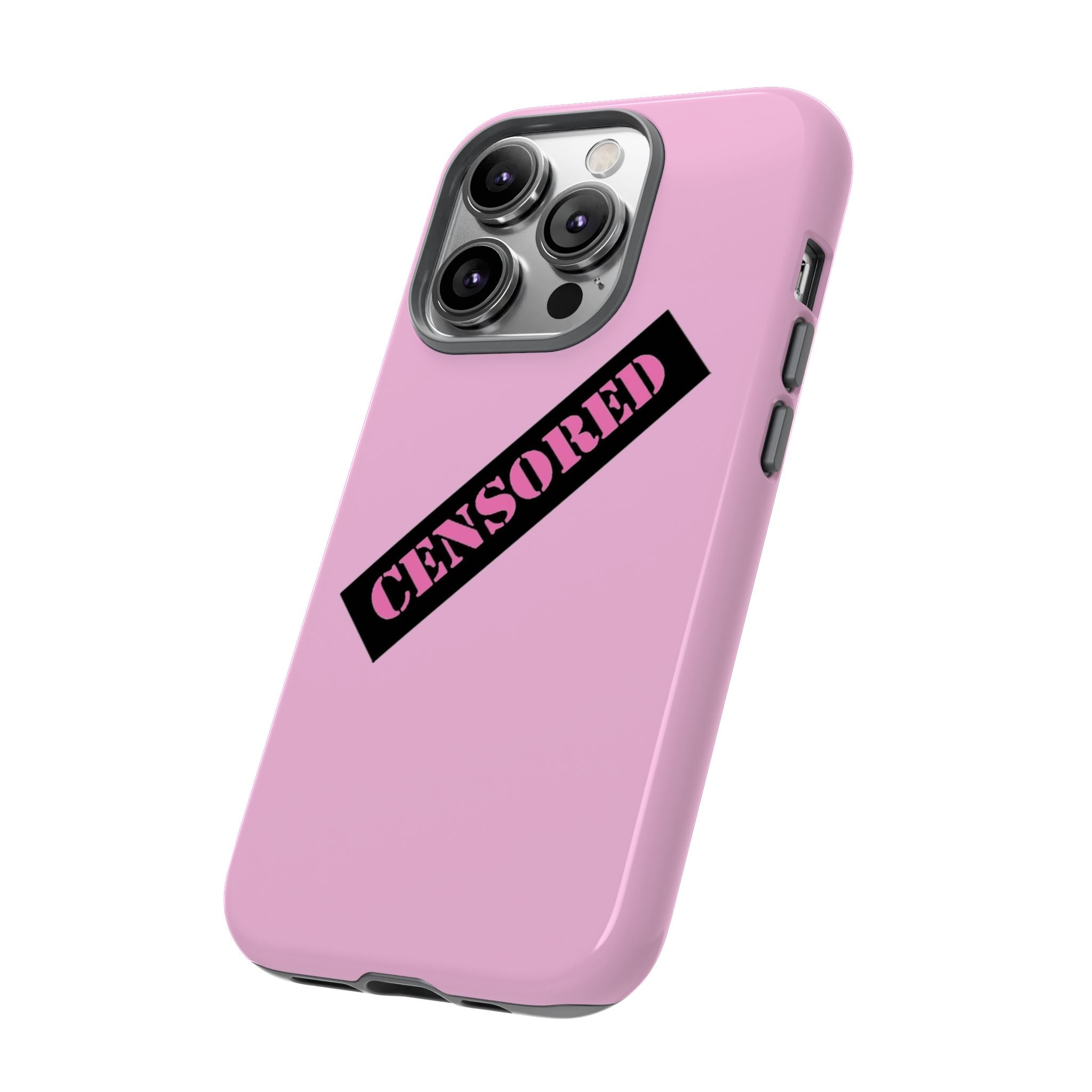 Censored Phone Case - Tough Cases, Cute Phone Cover, Unique Gift, Funny Phone Accessories, Trendy Tech Gear