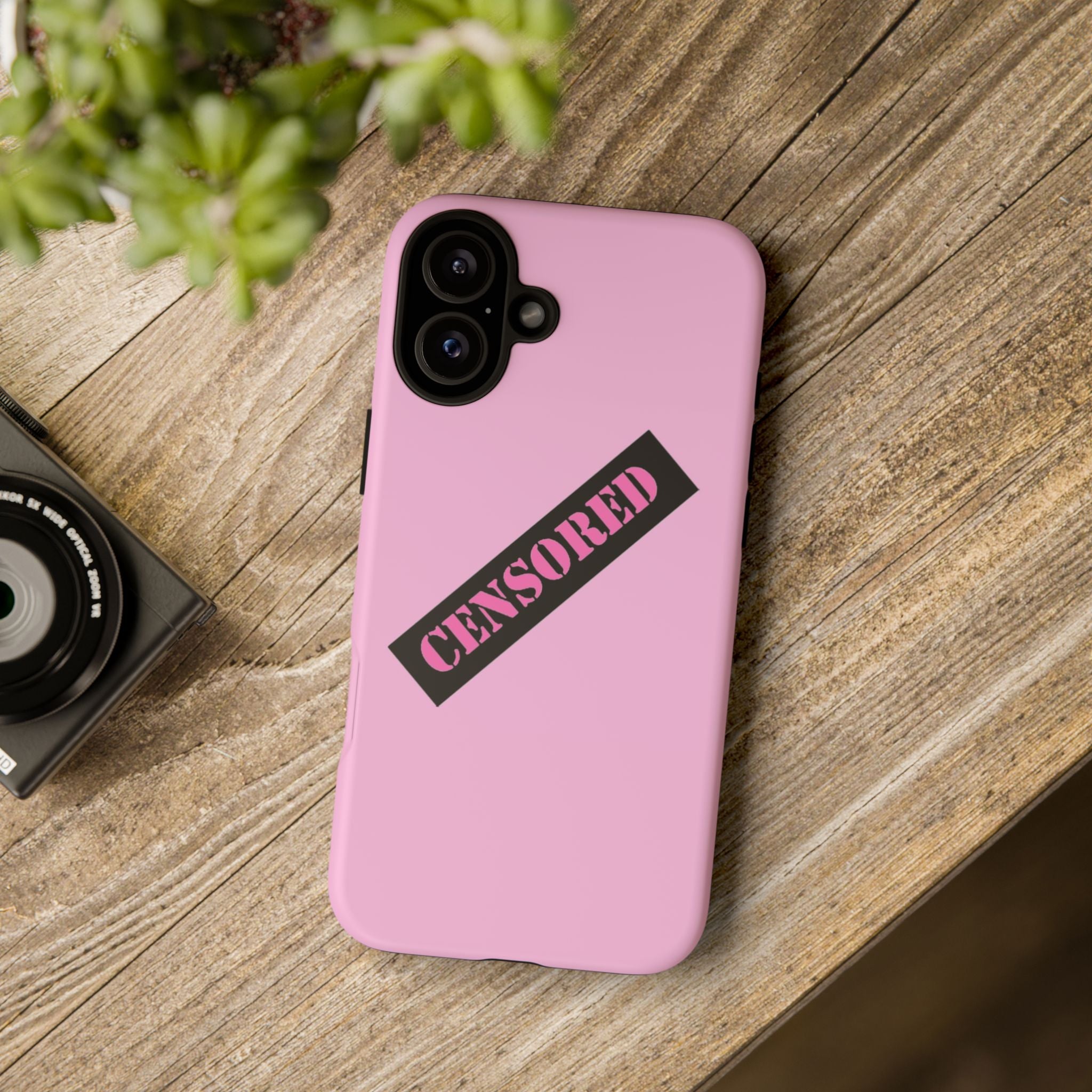 Censored Phone Case - Tough Cases, Cute Phone Cover, Unique Gift, Funny Phone Accessories, Trendy Tech Gear