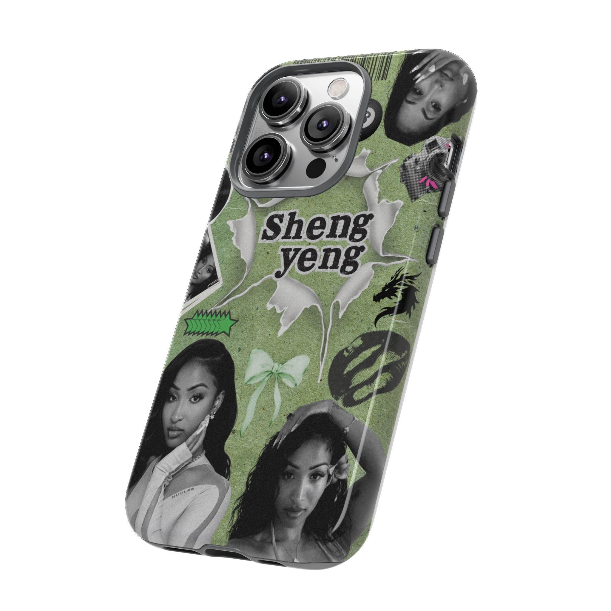 Trendy Phone Case with Unique Black and Green Design, Artistic Phone Cover, Customizable Phone Shell, Vintage Style Case, Gift for [...]