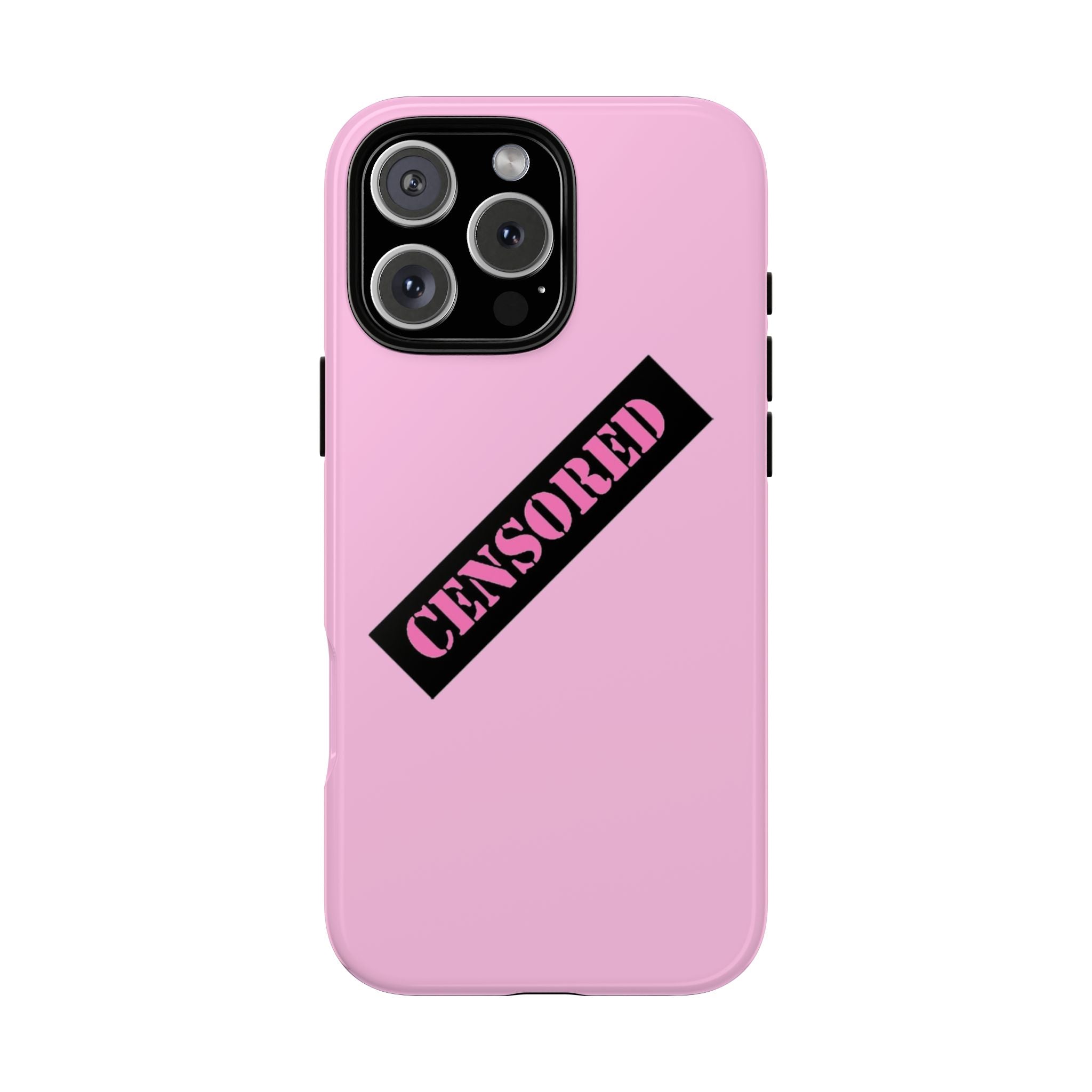 Censored Phone Case - Tough Cases, Cute Phone Cover, Unique Gift, Funny Phone Accessories, Trendy Tech Gear
