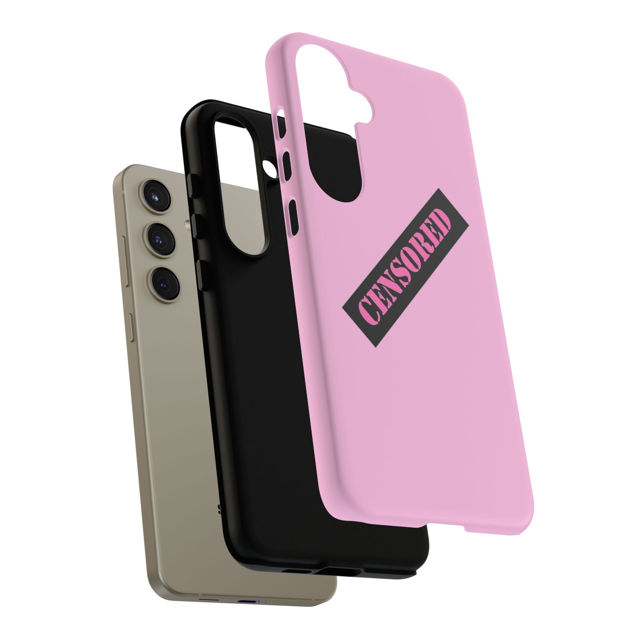 Censored Phone Case - Tough Cases, Cute Phone Cover, Unique Gift, Funny Phone Accessories, Trendy Tech Gear
