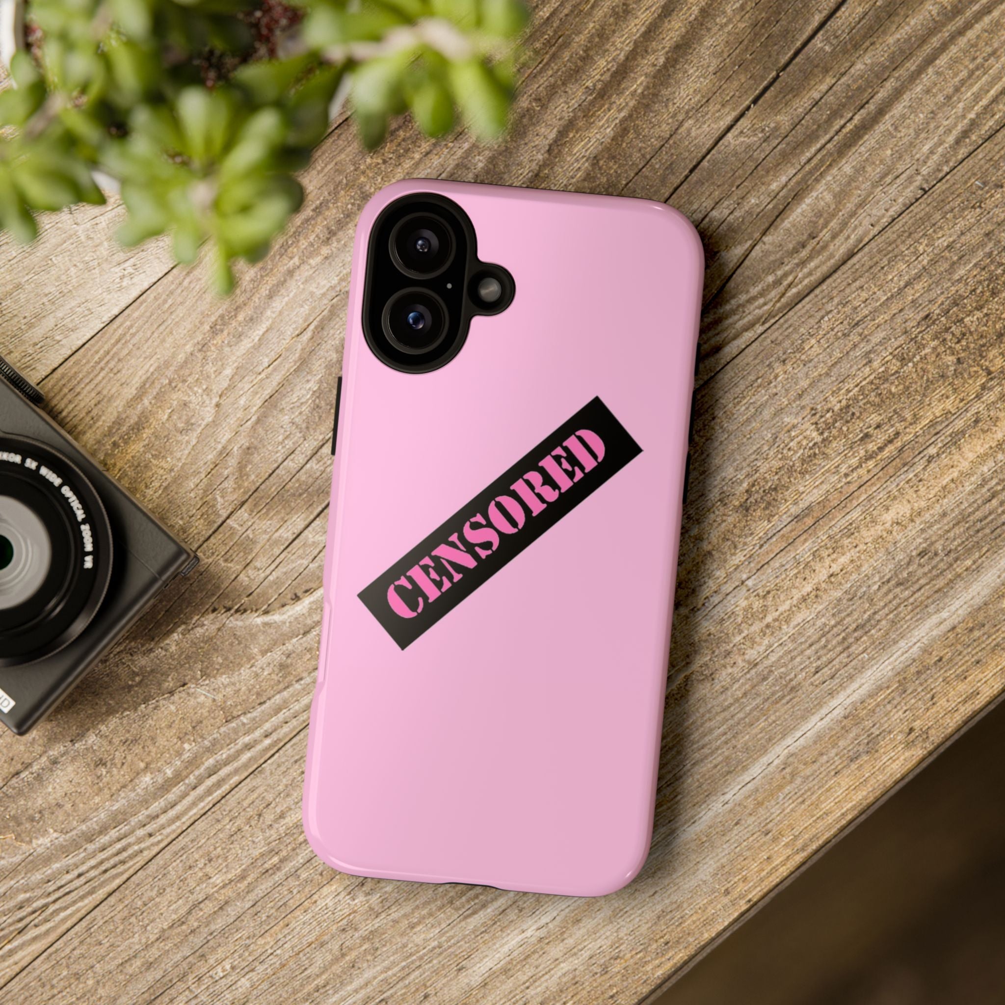 Censored Phone Case - Tough Cases, Cute Phone Cover, Unique Gift, Funny Phone Accessories, Trendy Tech Gear