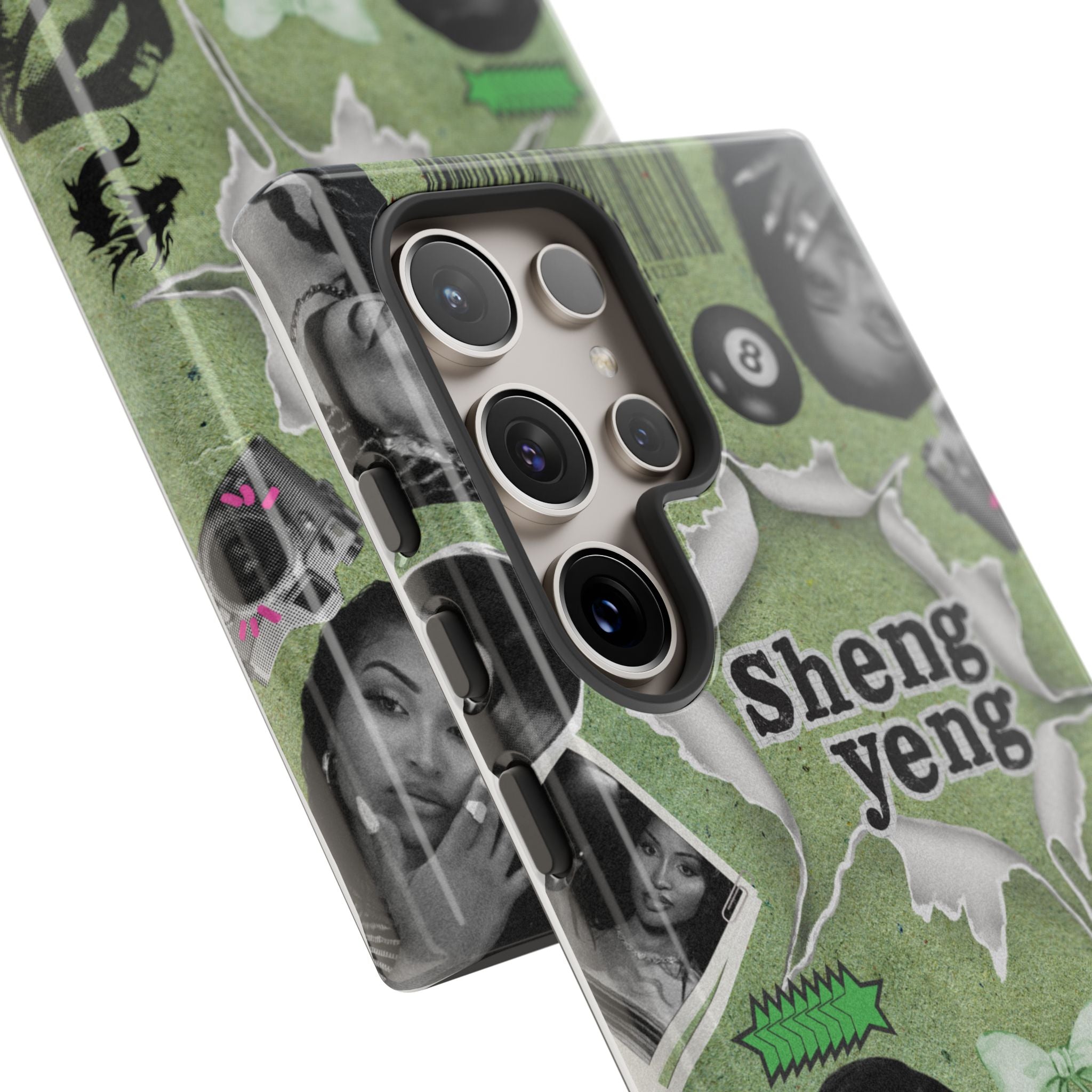 Trendy Phone Case with Unique Black and Green Design, Artistic Phone Cover, Customizable Phone Shell, Vintage Style Case, Gift for [...]