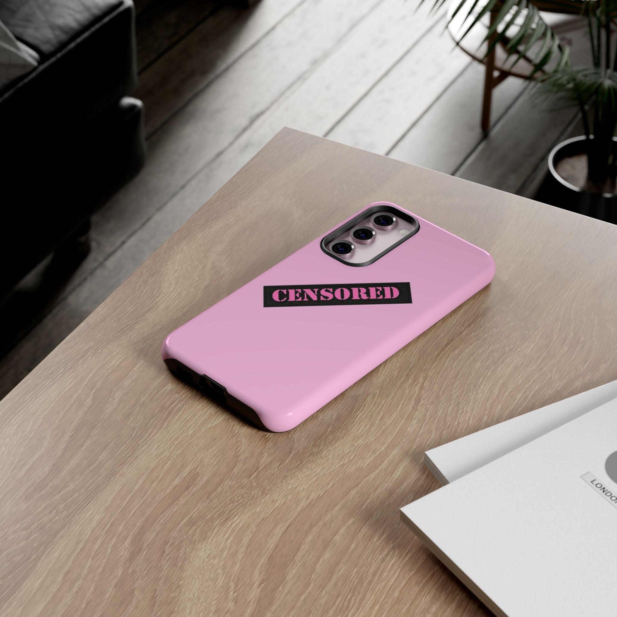 Censored Phone Case - Tough Cases, Cute Phone Cover, Unique Gift, Funny Phone Accessories, Trendy Tech Gear