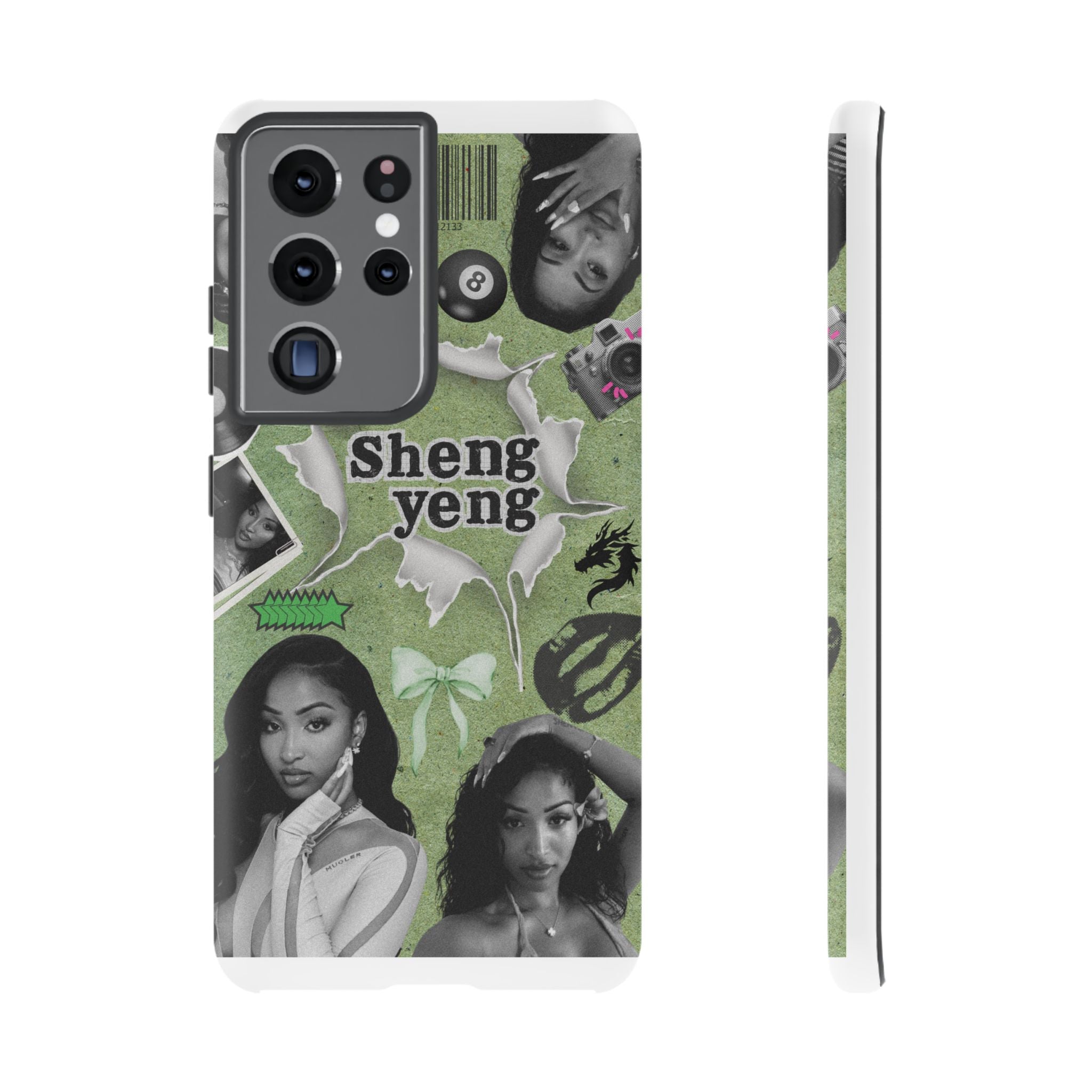 Trendy Phone Case with Unique Black and Green Design, Artistic Phone Cover, Customizable Phone Shell, Vintage Style Case, Gift for [...]