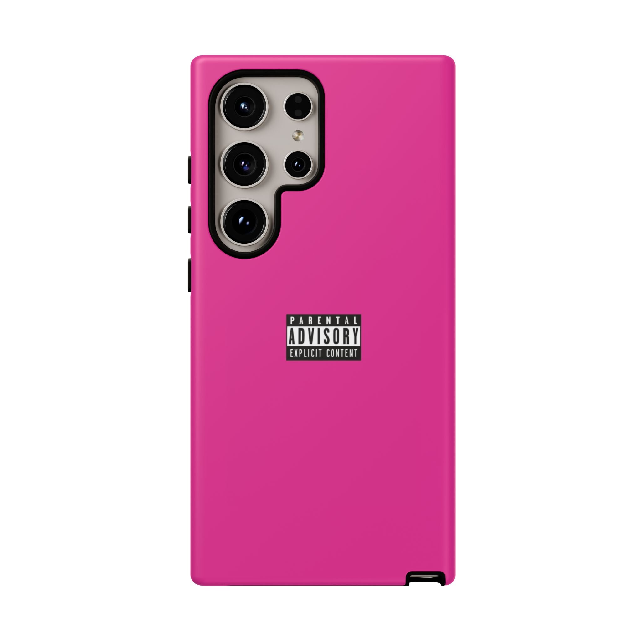 Bold Phone Case, Parental Advisory Phone C'over, Trendy Tech Accessory, Unique Gift for Teens, Vibrant Phone Protection