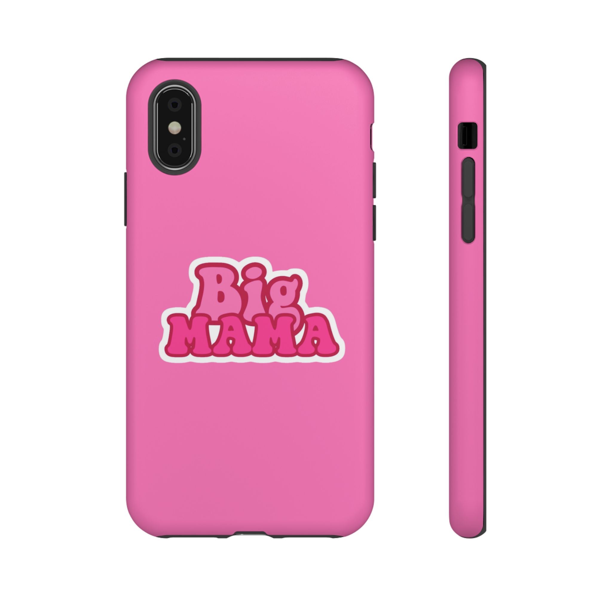 Big Mama Phone Case - Cute Pink Tough Case for Moms, Fun Gift for Mother's Day, Stylish Phone Cover, Unique Smartphone Accessory