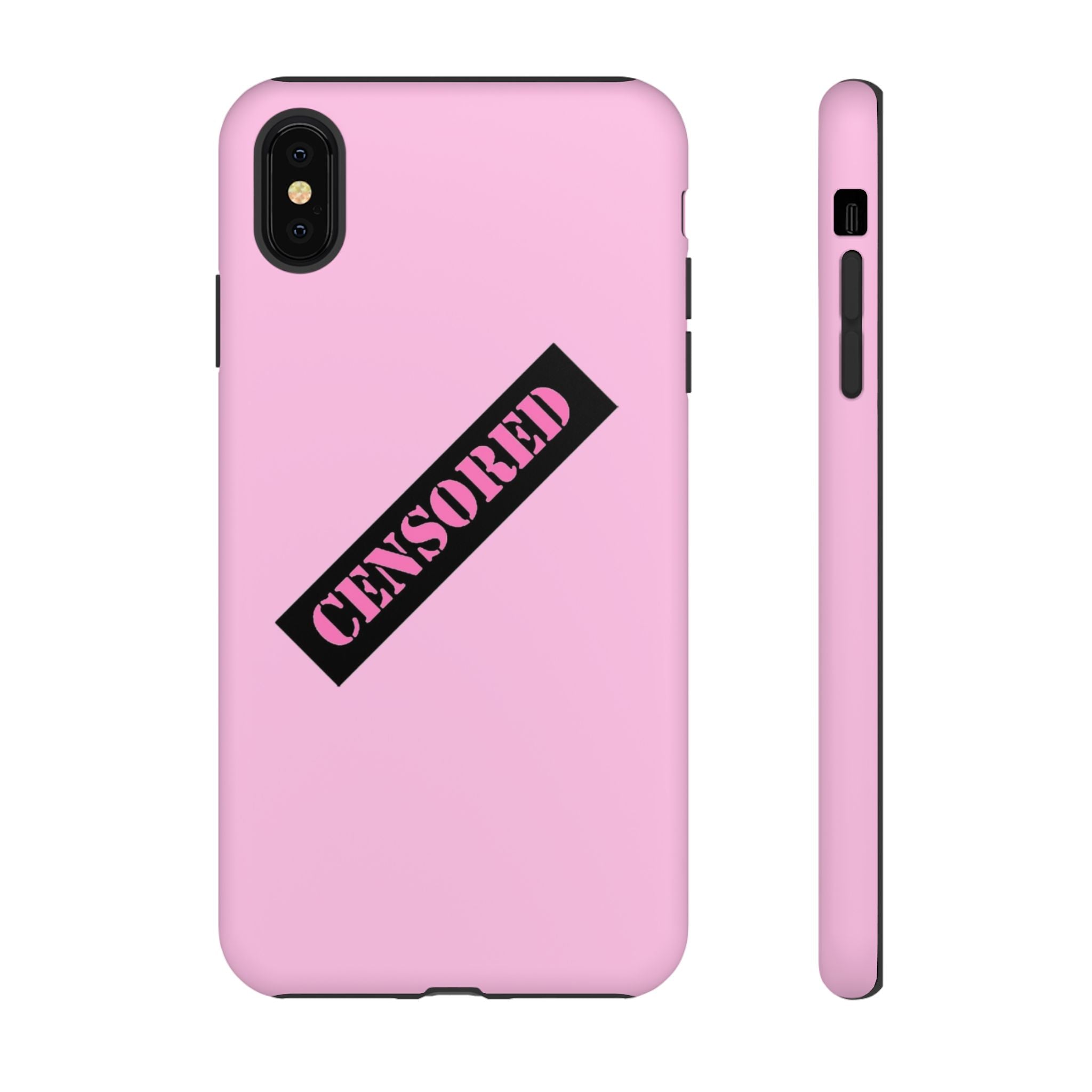 Censored Phone Case - Tough Cases, Cute Phone Cover, Unique Gift, Funny Phone Accessories, Trendy Tech Gear