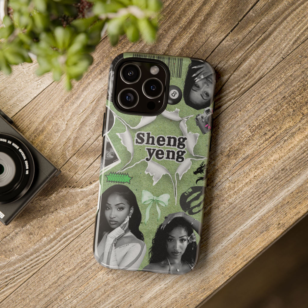 Trendy Phone Case with Unique Black and Green Design, Artistic Phone Cover, Customizable Phone Shell, Vintage Style Case, Gift for [...]