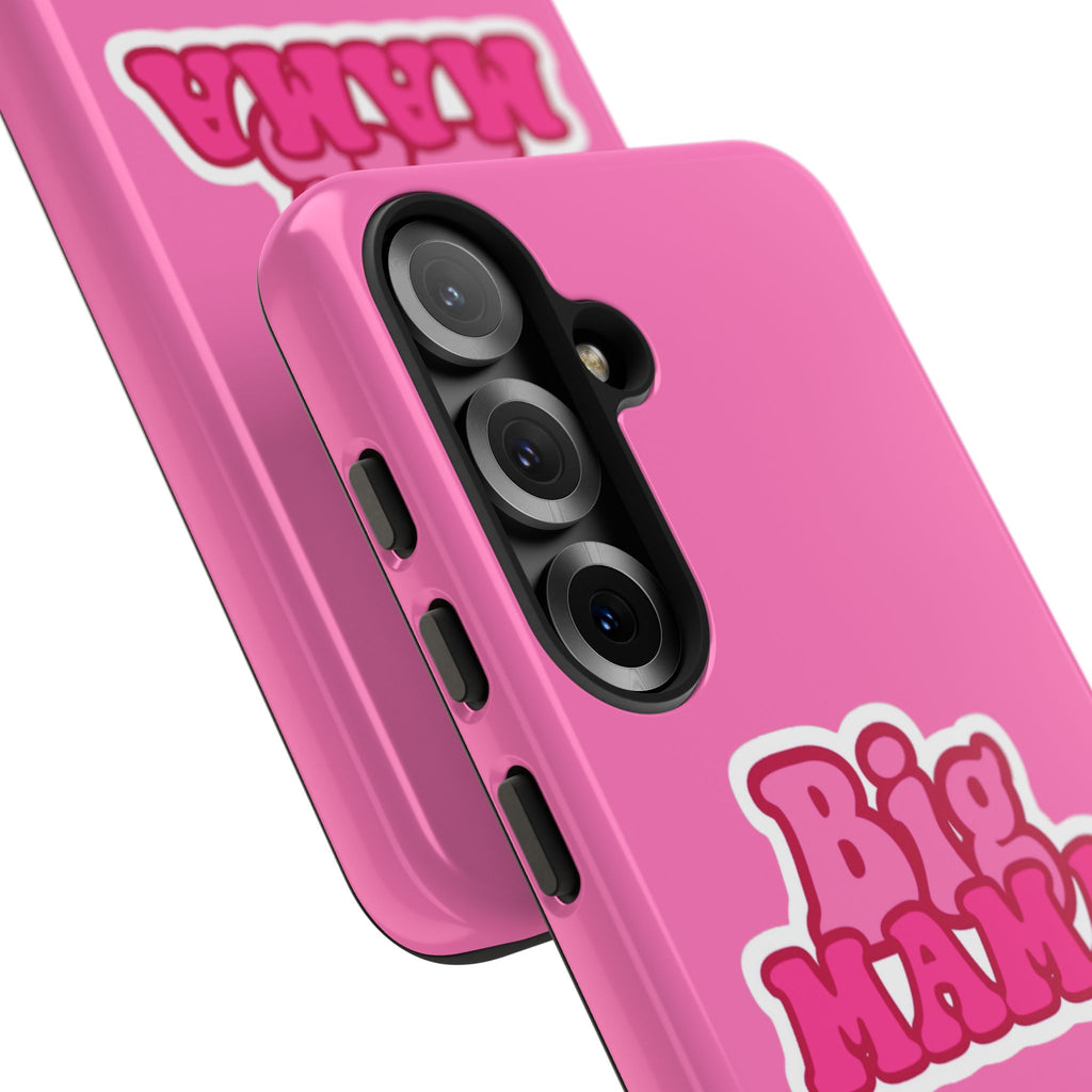 Big Mama Phone Case - Cute Pink Tough Case for Moms, Fun Gift for Mother's Day, Stylish Phone Cover, Unique Smartphone Accessory