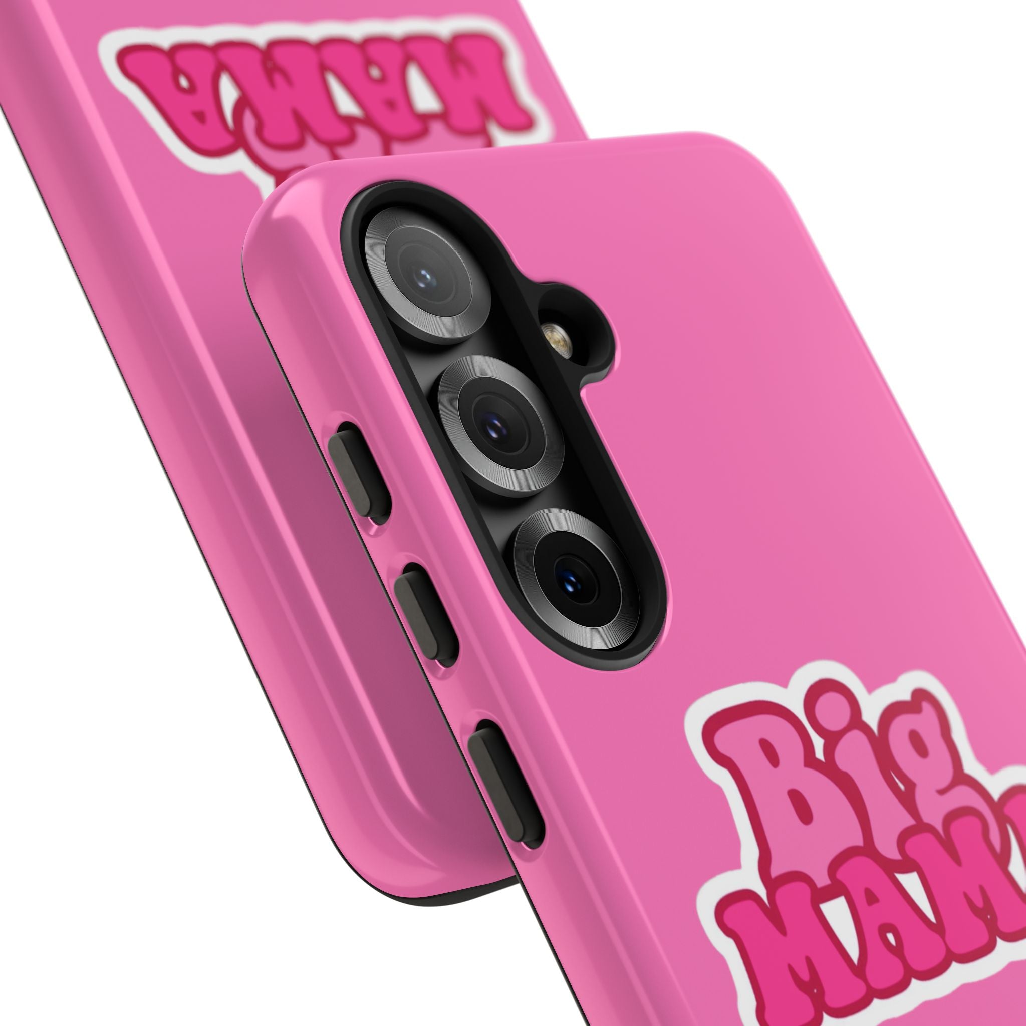 Big Mama Phone Case - Cute Pink Tough Case for Moms, Fun Gift for Mother's Day, Stylish Phone Cover, Unique Smartphone Accessory