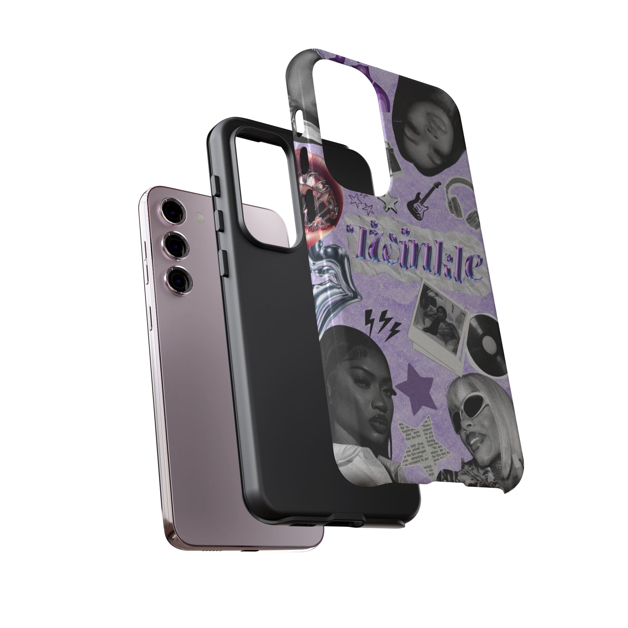 Trendy Phone Case with Retro Design, Cool Phone Cover for Music Lovers, Unique Gift for Teens, Birthday Gift, Stylish Accessories