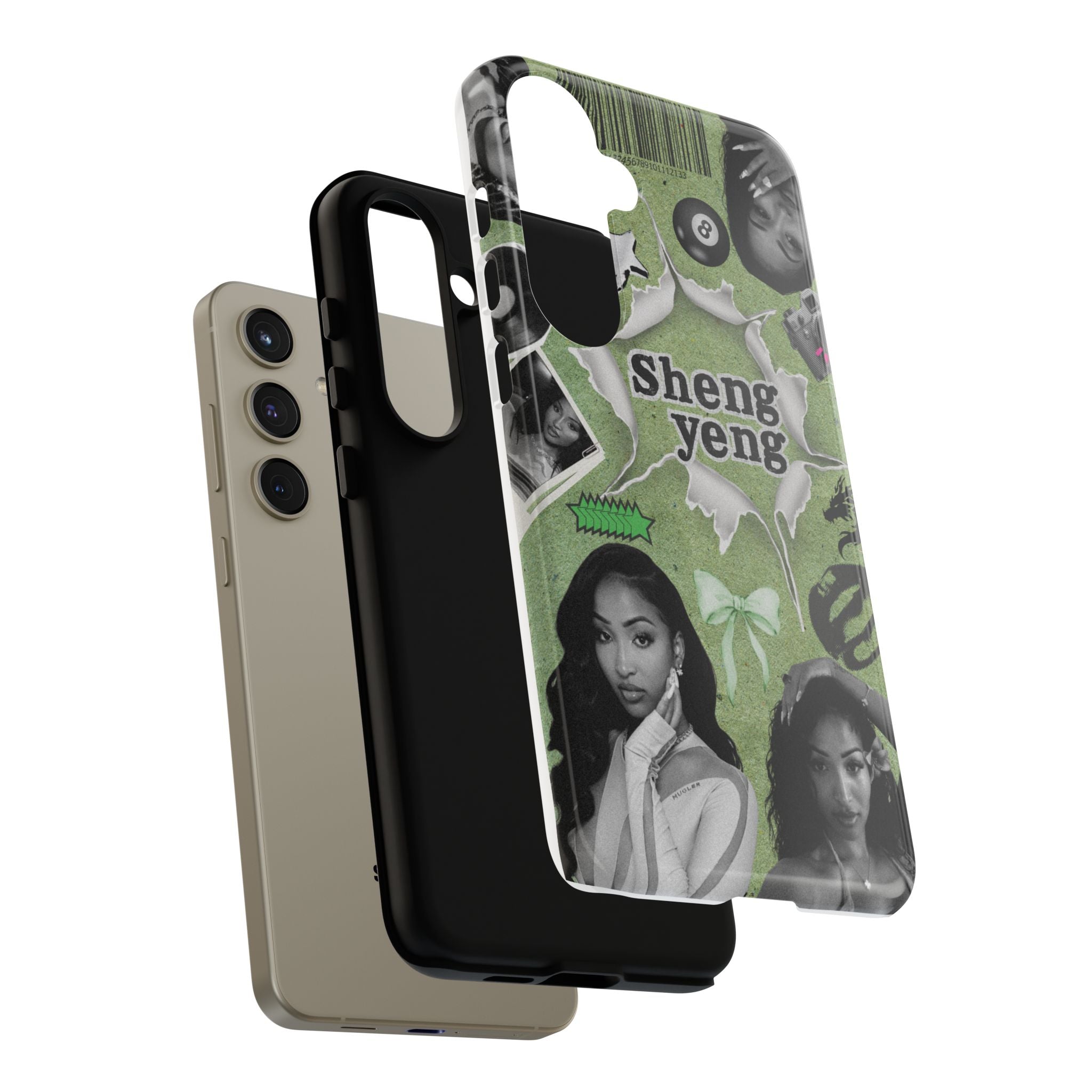Trendy Phone Case with Unique Black and Green Design, Artistic Phone Cover, Customizable Phone Shell, Vintage Style Case, Gift for [...]