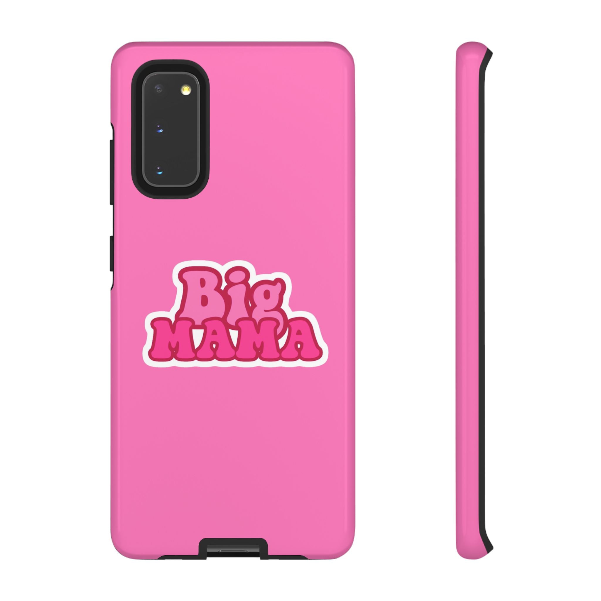 Big Mama Phone Case - Cute Pink Tough Case for Moms, Fun Gift for Mother's Day, Stylish Phone Cover, Unique Smartphone Accessory
