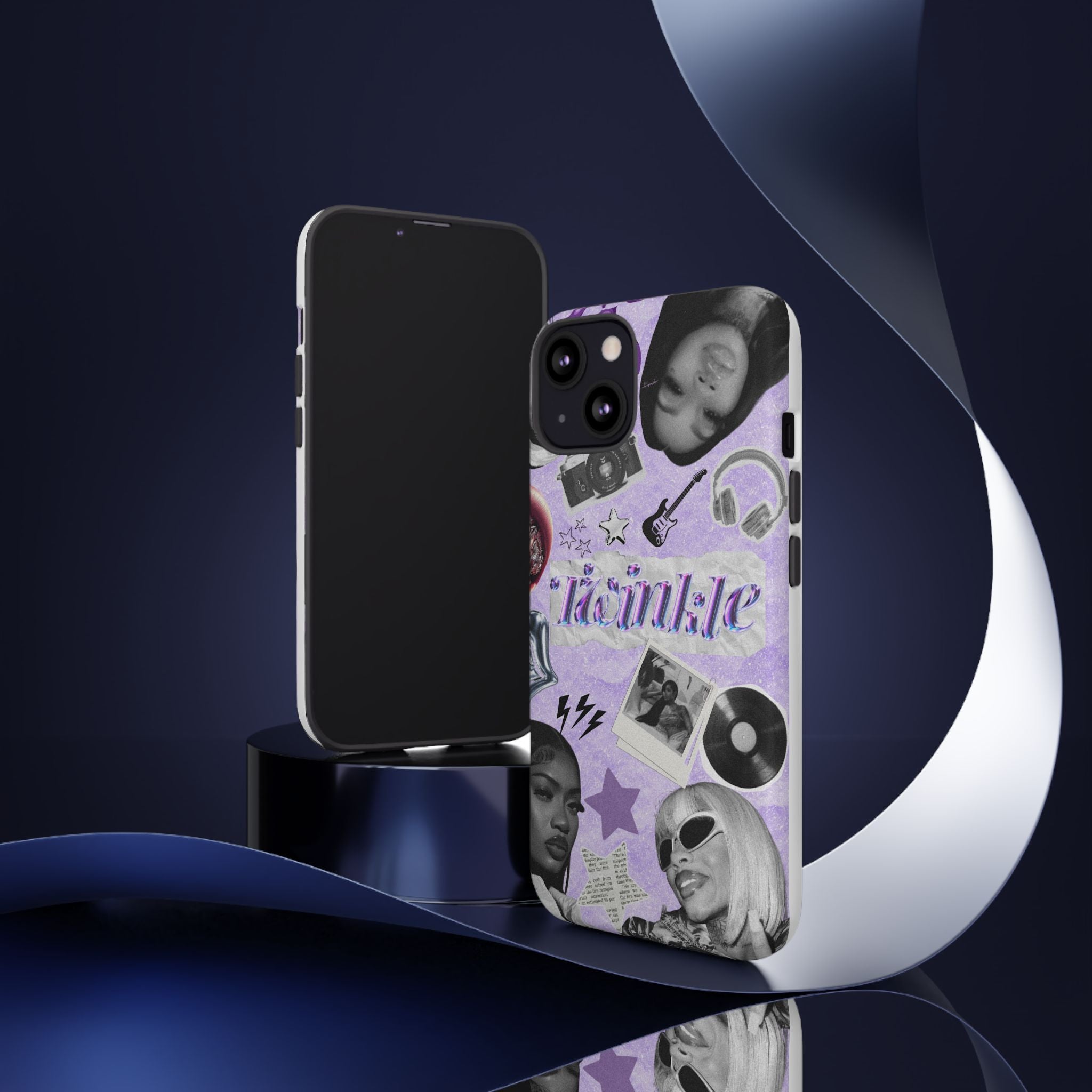 Trendy Phone Case with Retro Design, Cool Phone Cover for Music Lovers, Unique Gift for Teens, Birthday Gift, Stylish Accessories
