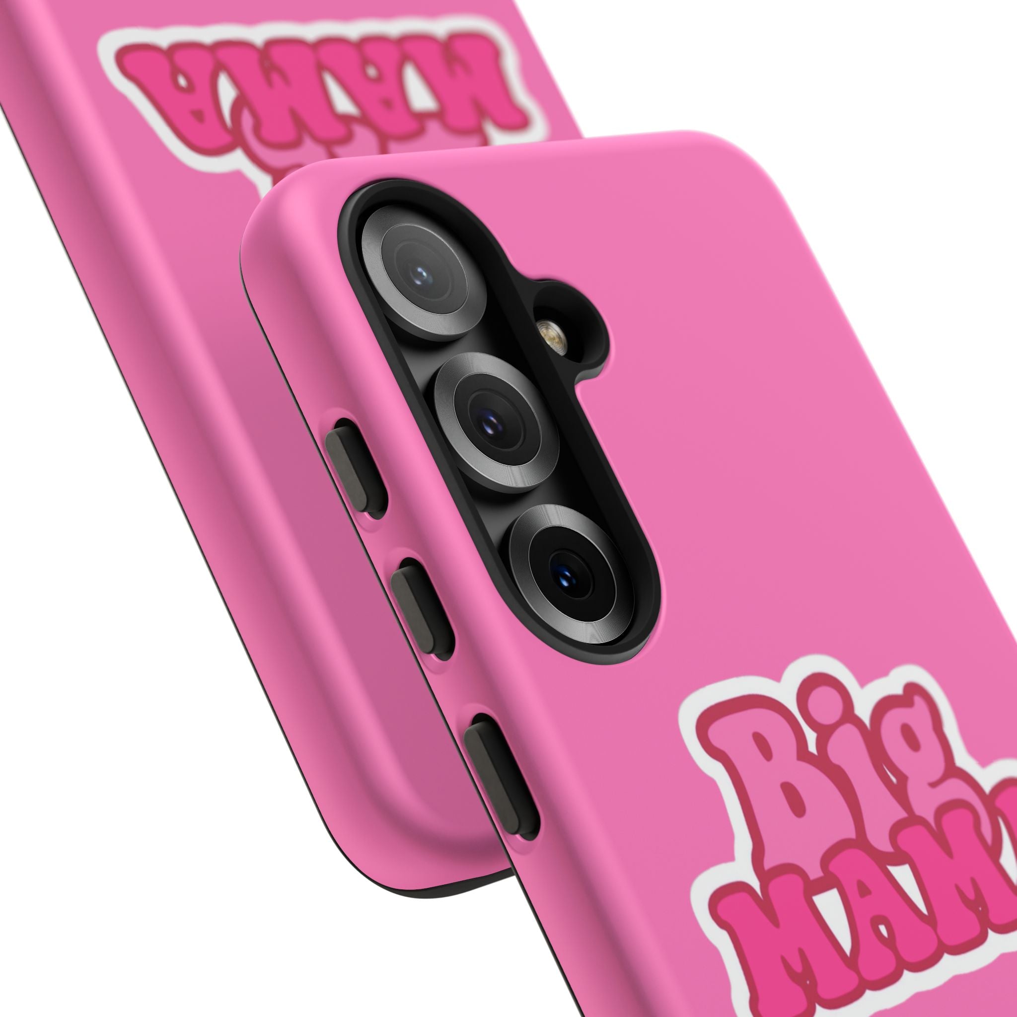 Big Mama Phone Case - Cute Pink Tough Case for Moms, Fun Gift for Mother's Day, Stylish Phone Cover, Unique Smartphone Accessory