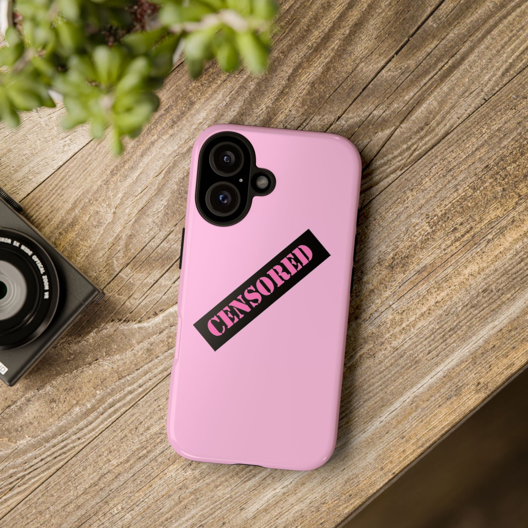 Censored Phone Case - Tough Cases, Cute Phone Cover, Unique Gift, Funny Phone Accessories, Trendy Tech Gear