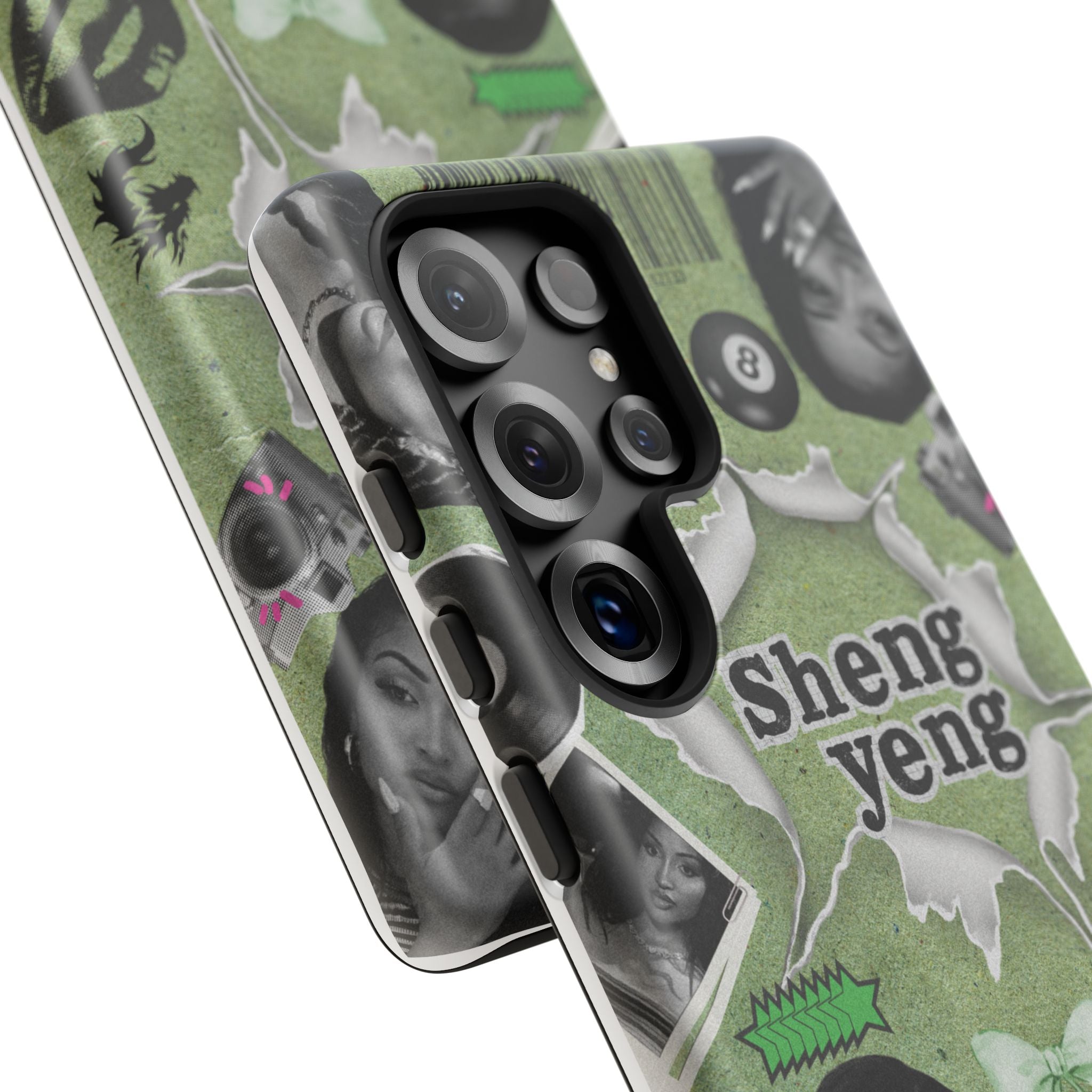 Trendy Phone Case with Unique Black and Green Design, Artistic Phone Cover, Customizable Phone Shell, Vintage Style Case, Gift for [...]
