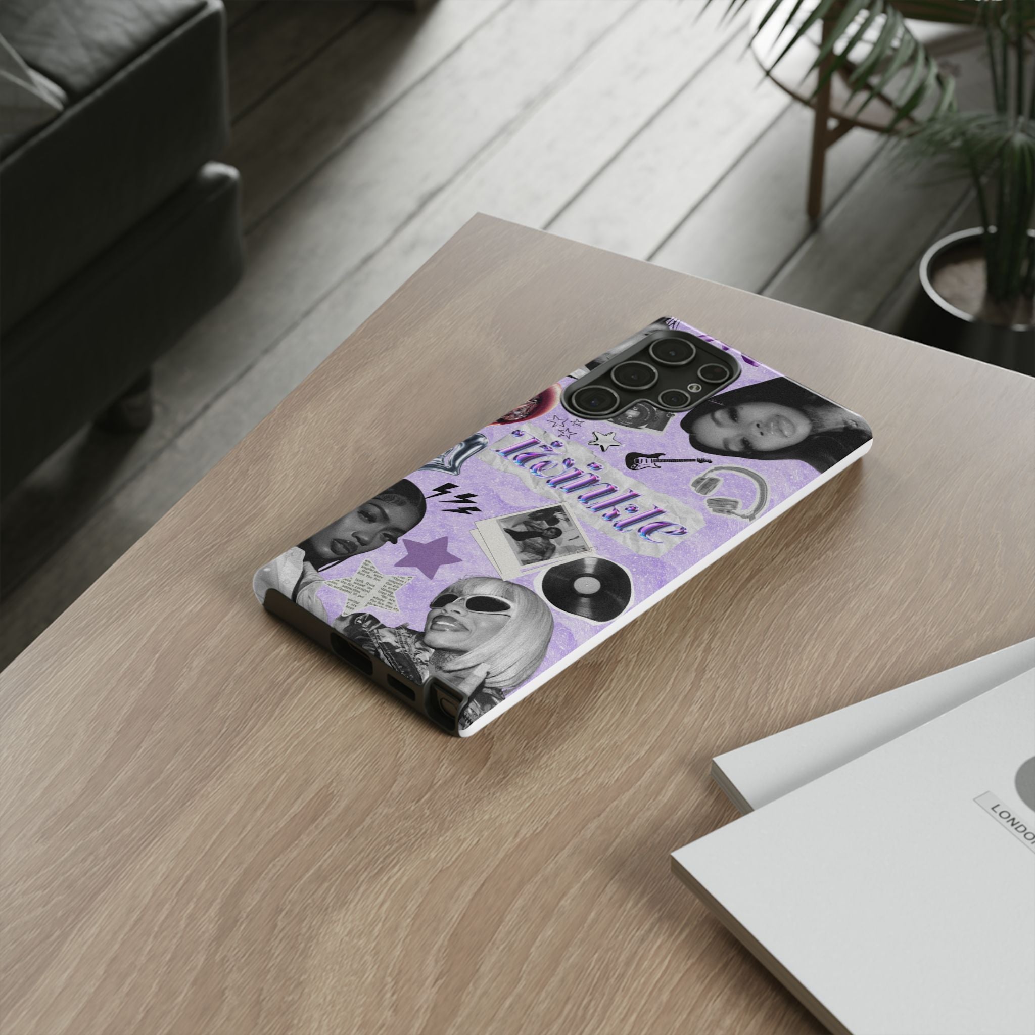 Trendy Phone Case with Retro Design, Cool Phone Cover for Music Lovers, Unique Gift for Teens, Birthday Gift, Stylish Accessories