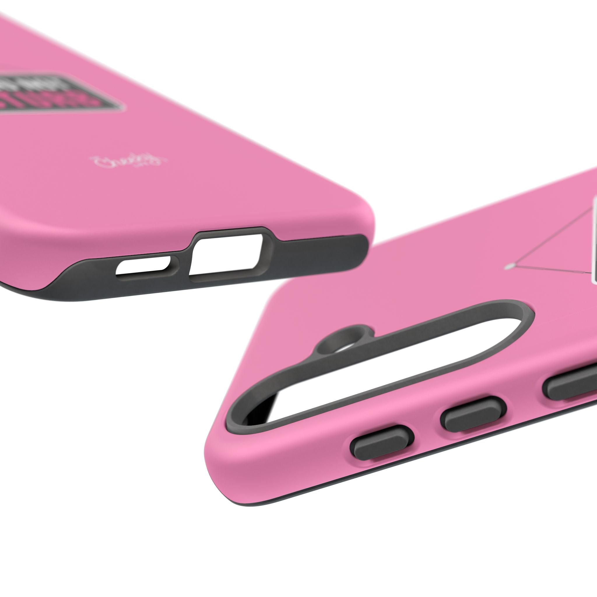 Do Not Disturb Phone Case, Cute Tough Case, Gift for Her, Motivational Tech Accessory, Pink Phone Cover with Attitude