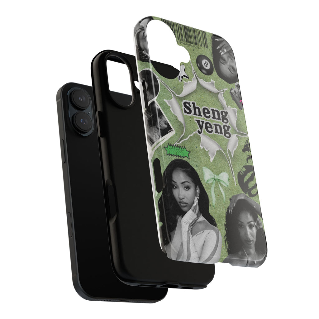Trendy Phone Case with Unique Black and Green Design, Artistic Phone Cover, Customizable Phone Shell, Vintage Style Case, Gift for [...]