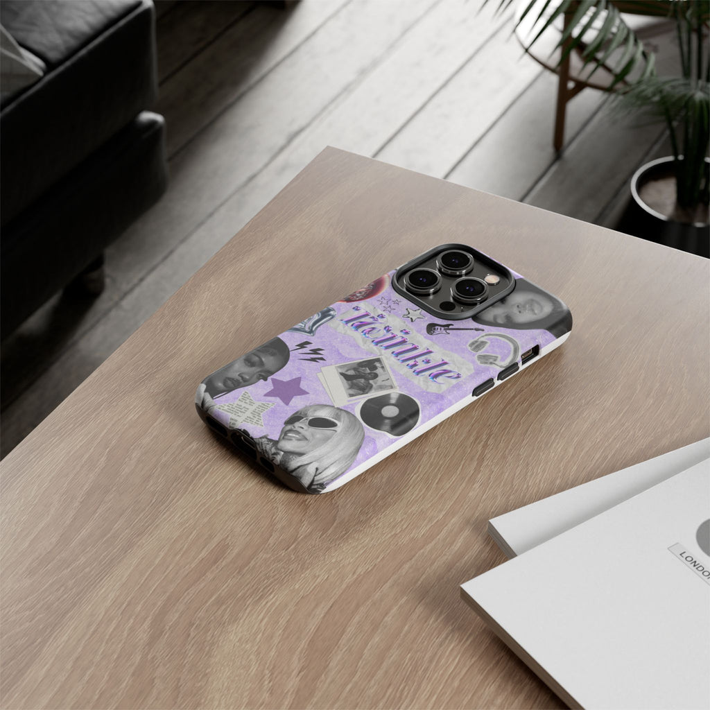 Trendy Phone Case with Retro Design, Cool Phone Cover for Music Lovers, Unique Gift for Teens, Birthday Gift, Stylish Accessories