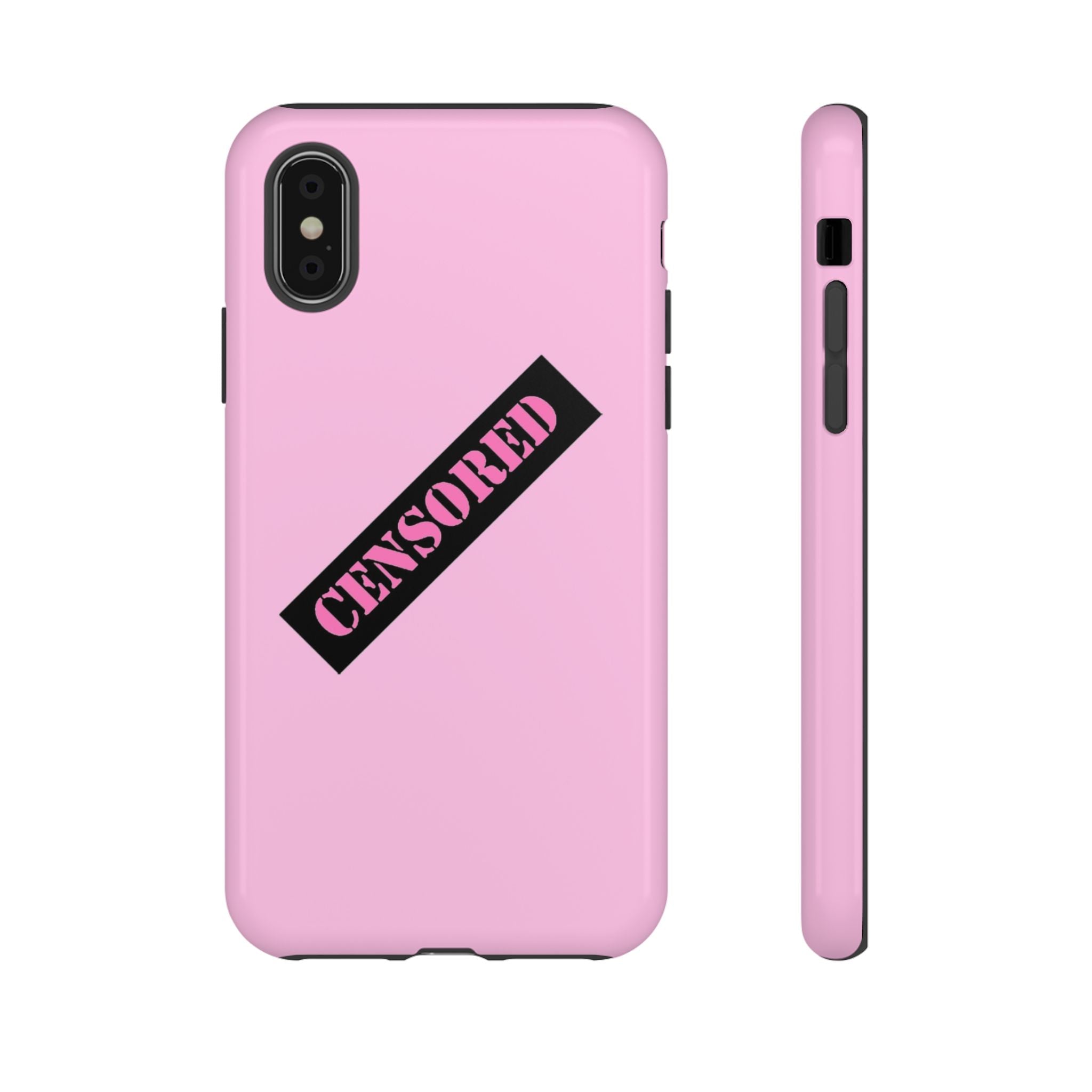 Censored Phone Case - Tough Cases, Cute Phone Cover, Unique Gift, Funny Phone Accessories, Trendy Tech Gear
