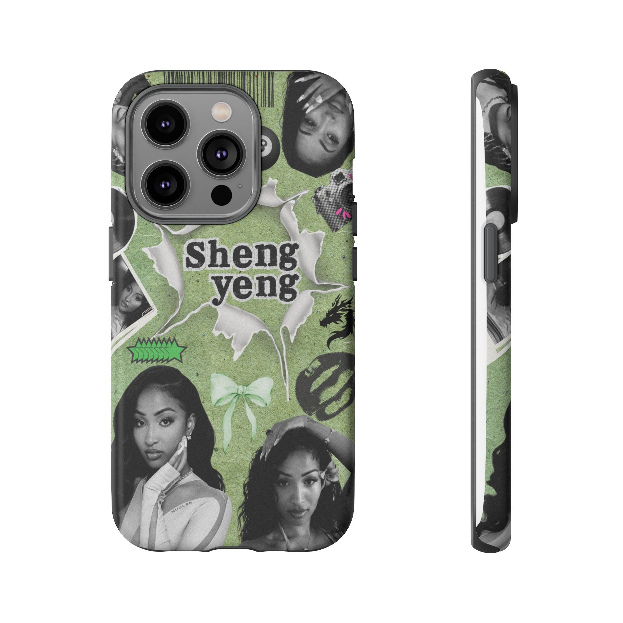 Trendy Phone Case with Unique Black and Green Design, Artistic Phone Cover, Customizable Phone Shell, Vintage Style Case, Gift for [...]