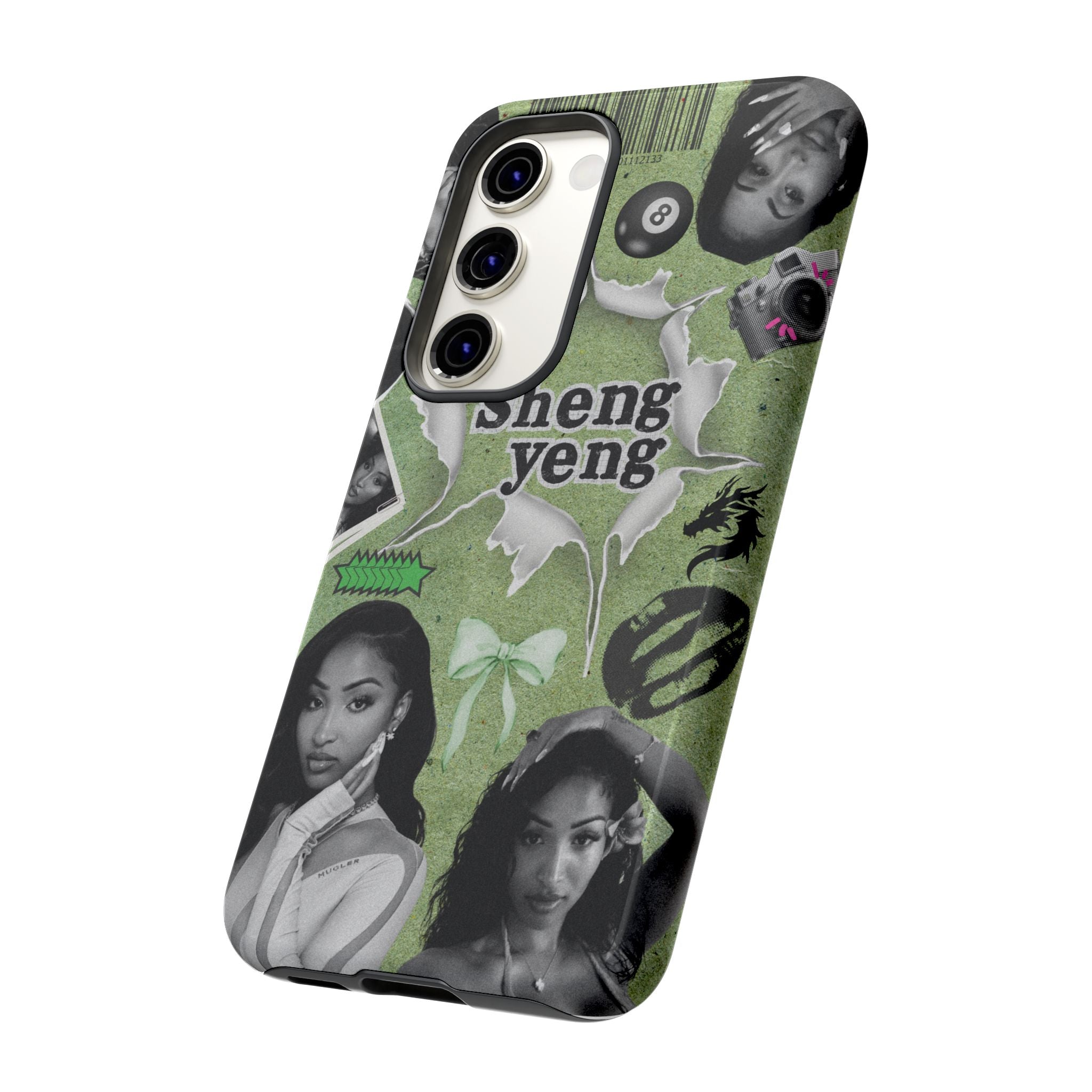 Trendy Phone Case with Unique Black and Green Design, Artistic Phone Cover, Customizable Phone Shell, Vintage Style Case, Gift for [...]