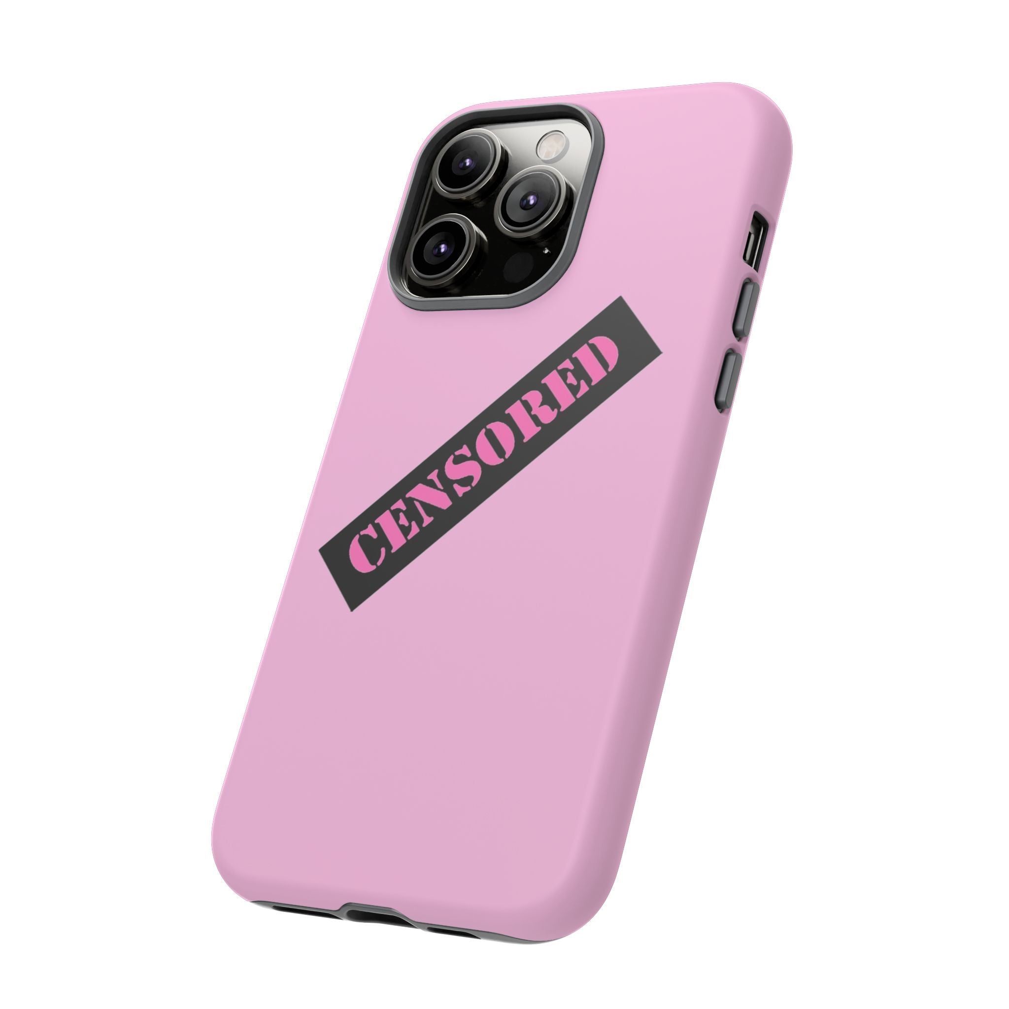 Censored Phone Case - Tough Cases, Cute Phone Cover, Unique Gift, Funny Phone Accessories, Trendy Tech Gear