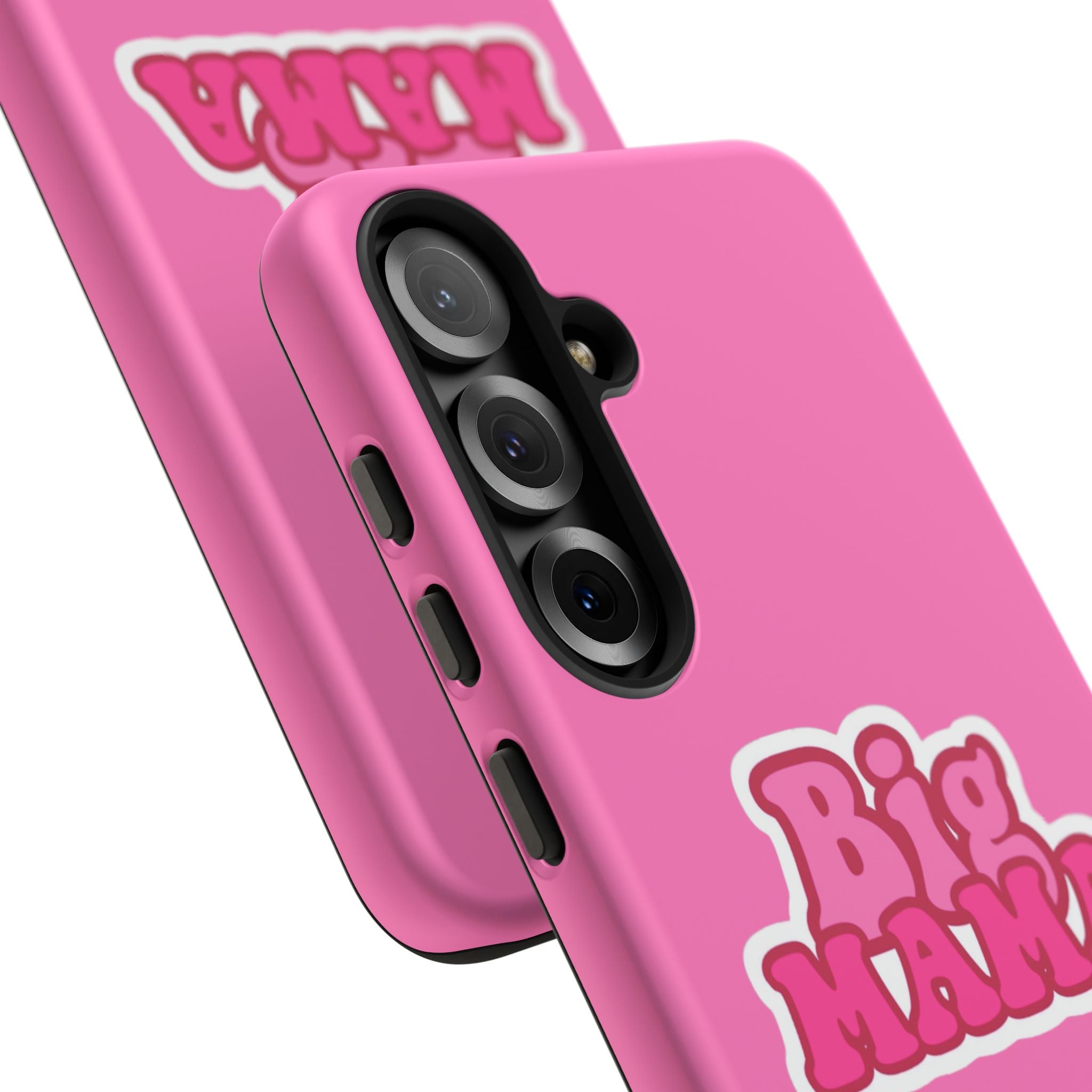 Big Mama Phone Case - Cute Pink Tough Case for Moms, Fun Gift for Mother's Day, Stylish Phone Cover, Unique Smartphone Accessory
