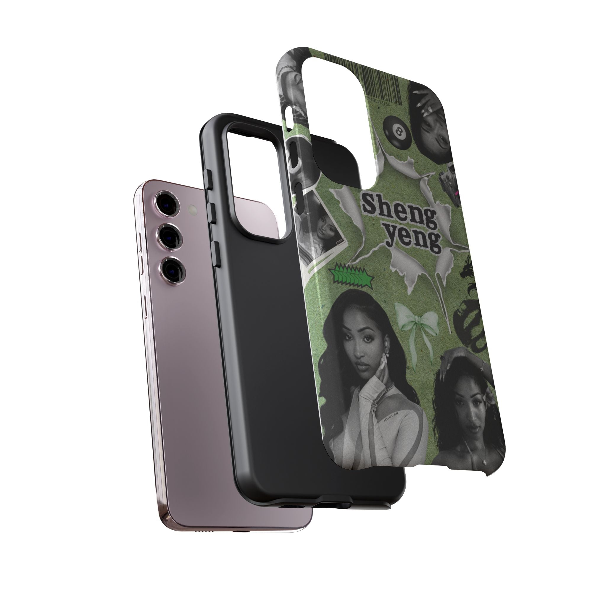 Trendy Phone Case with Unique Black and Green Design, Artistic Phone Cover, Customizable Phone Shell, Vintage Style Case, Gift for [...]