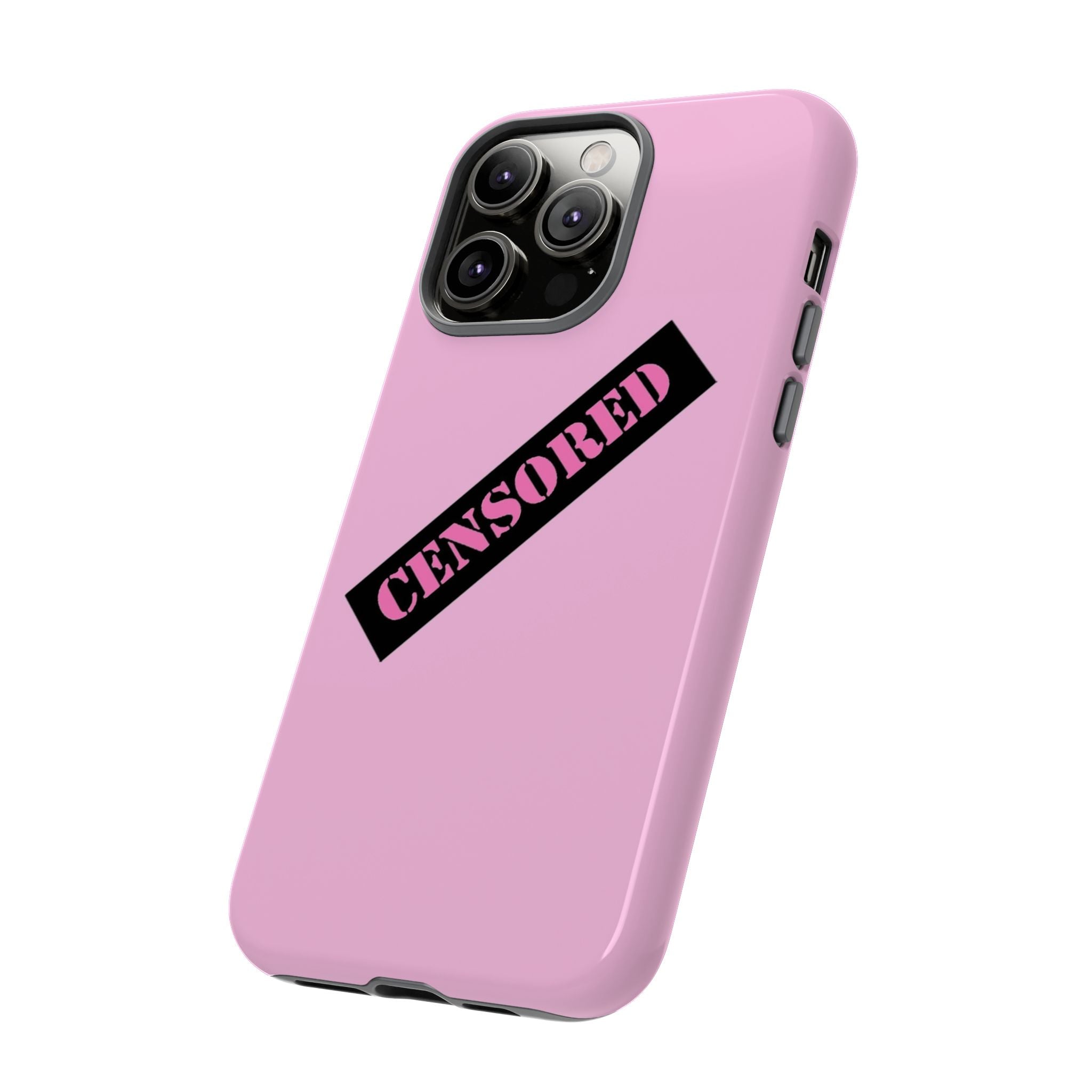 Censored Phone Case - Tough Cases, Cute Phone Cover, Unique Gift, Funny Phone Accessories, Trendy Tech Gear