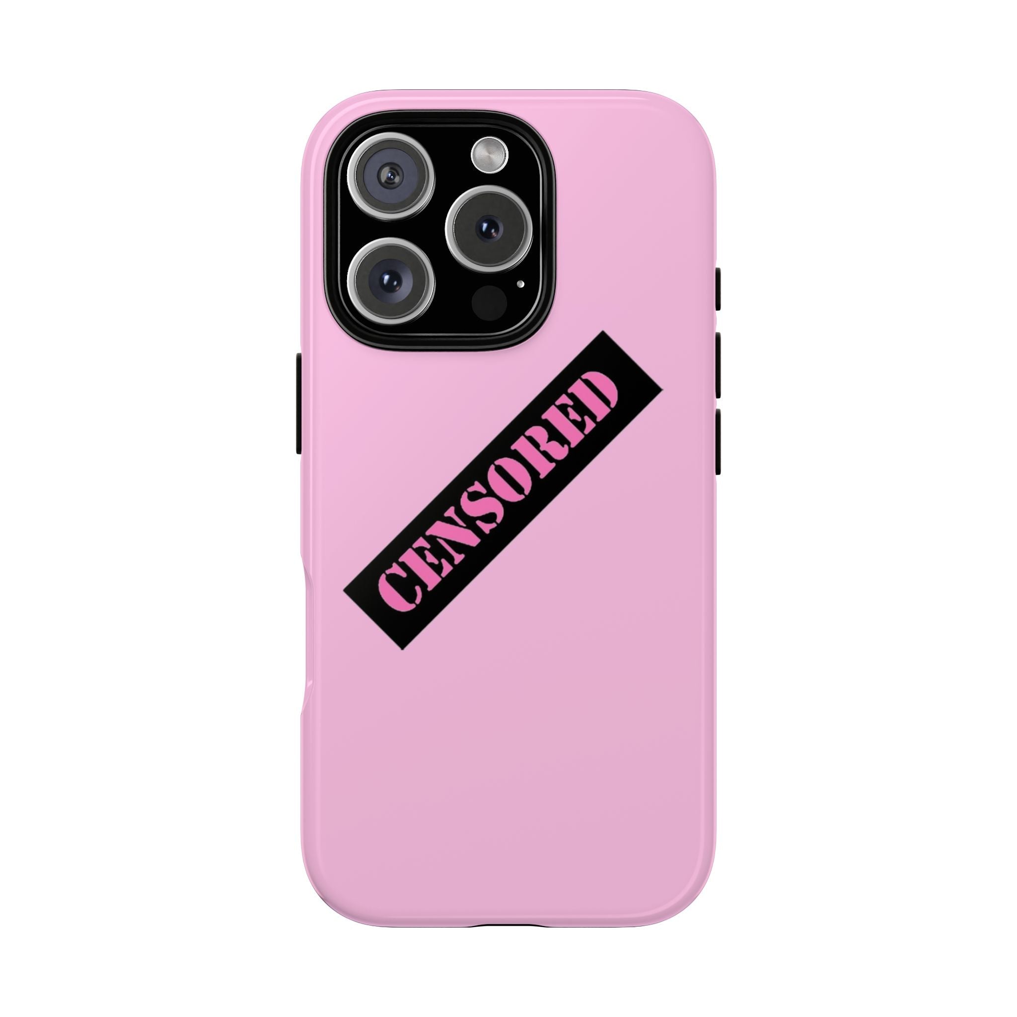 Censored Phone Case - Tough Cases, Cute Phone Cover, Unique Gift, Funny Phone Accessories, Trendy Tech Gear